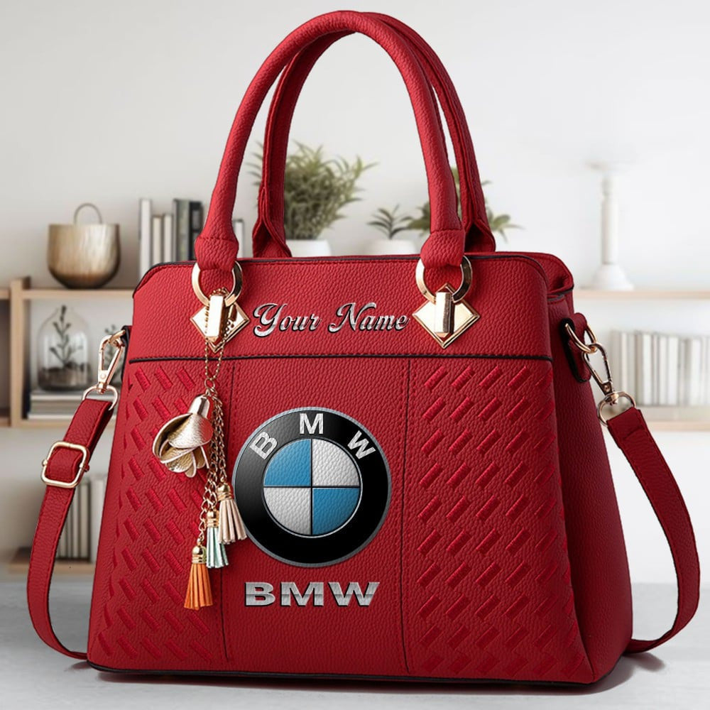 BW Custom Name Classic Leather Handbag