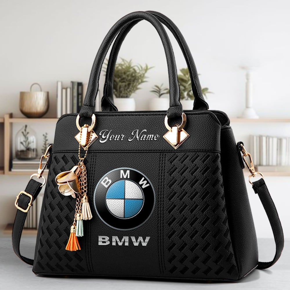 BW Custom Name Classic Leather Handbag