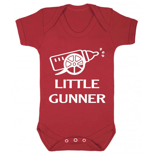Customized Arsenal Little Gunner Soccer Jersey , Baby Rib Bodysuit Sizes