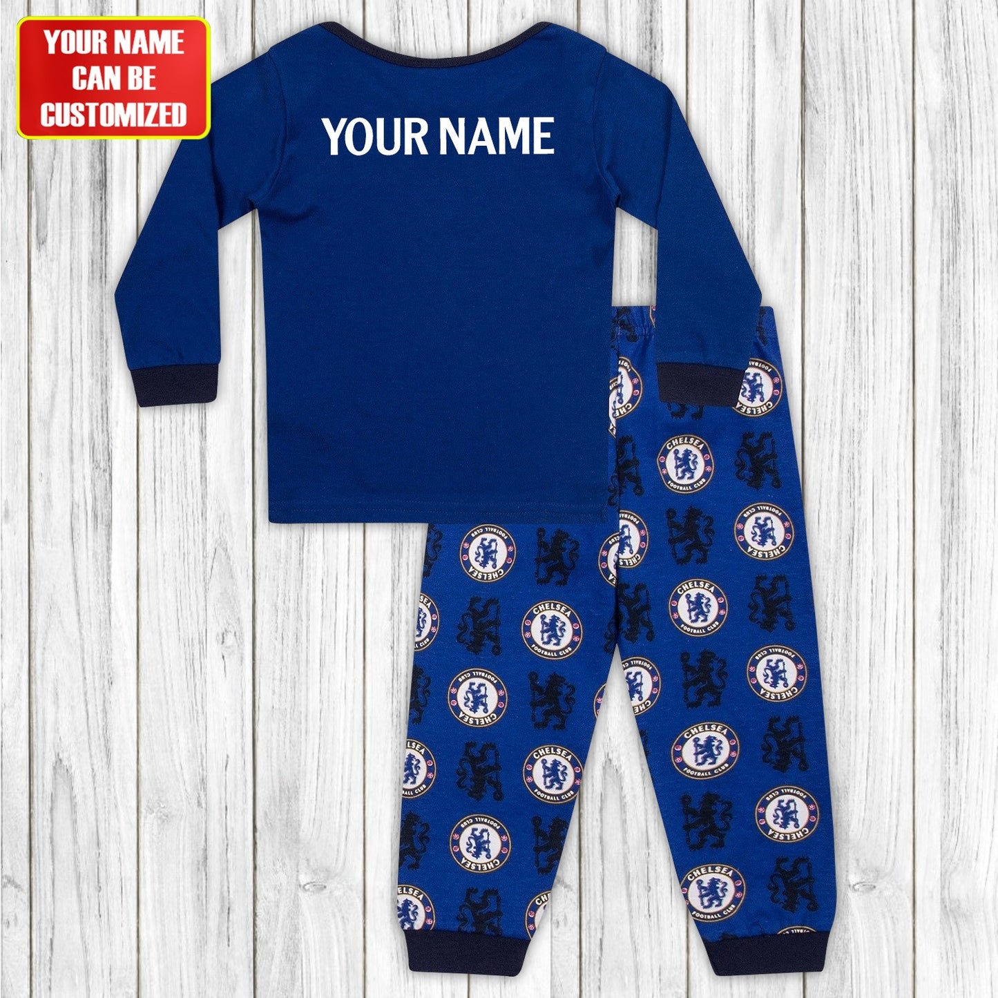 Personalized Chelsea Baby Pyjamas Long for Kids