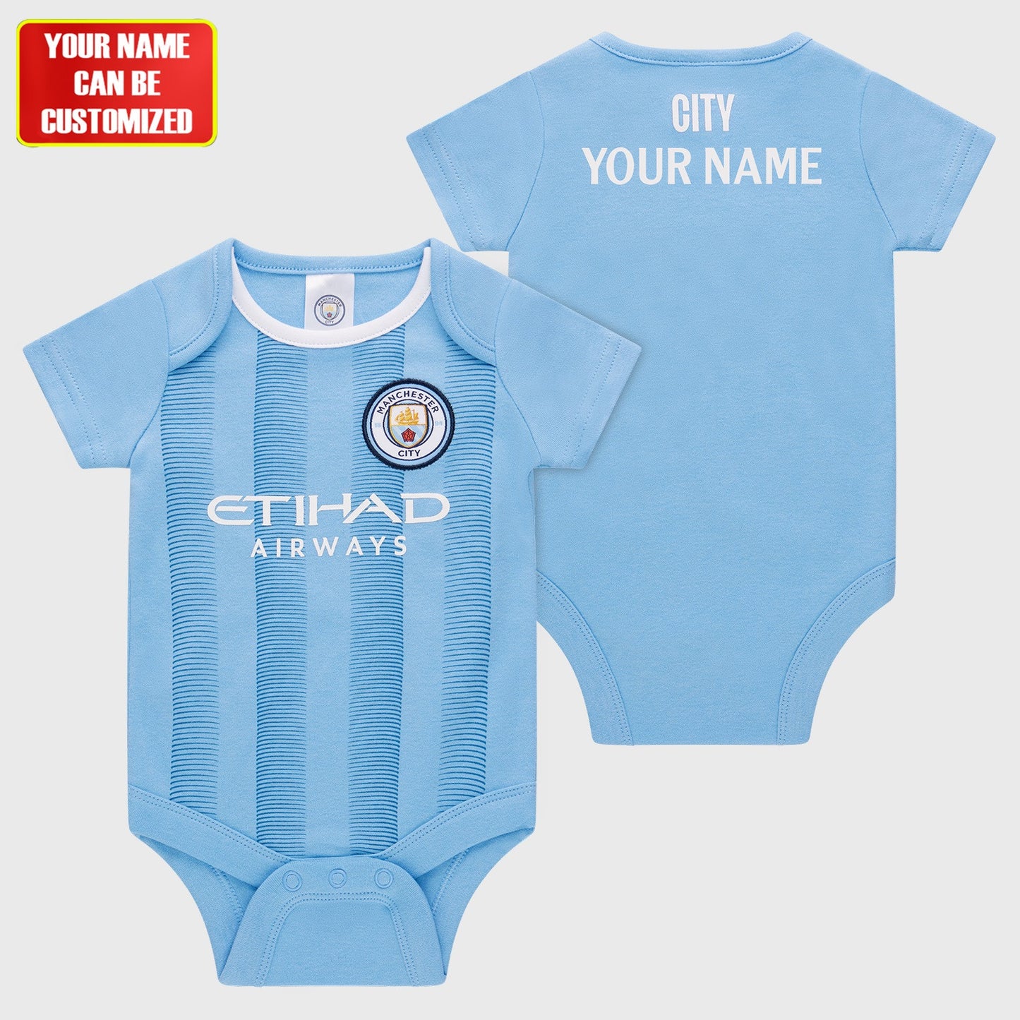 Customized Man City Jersey , Baby Rib Bodysuit Sizes
