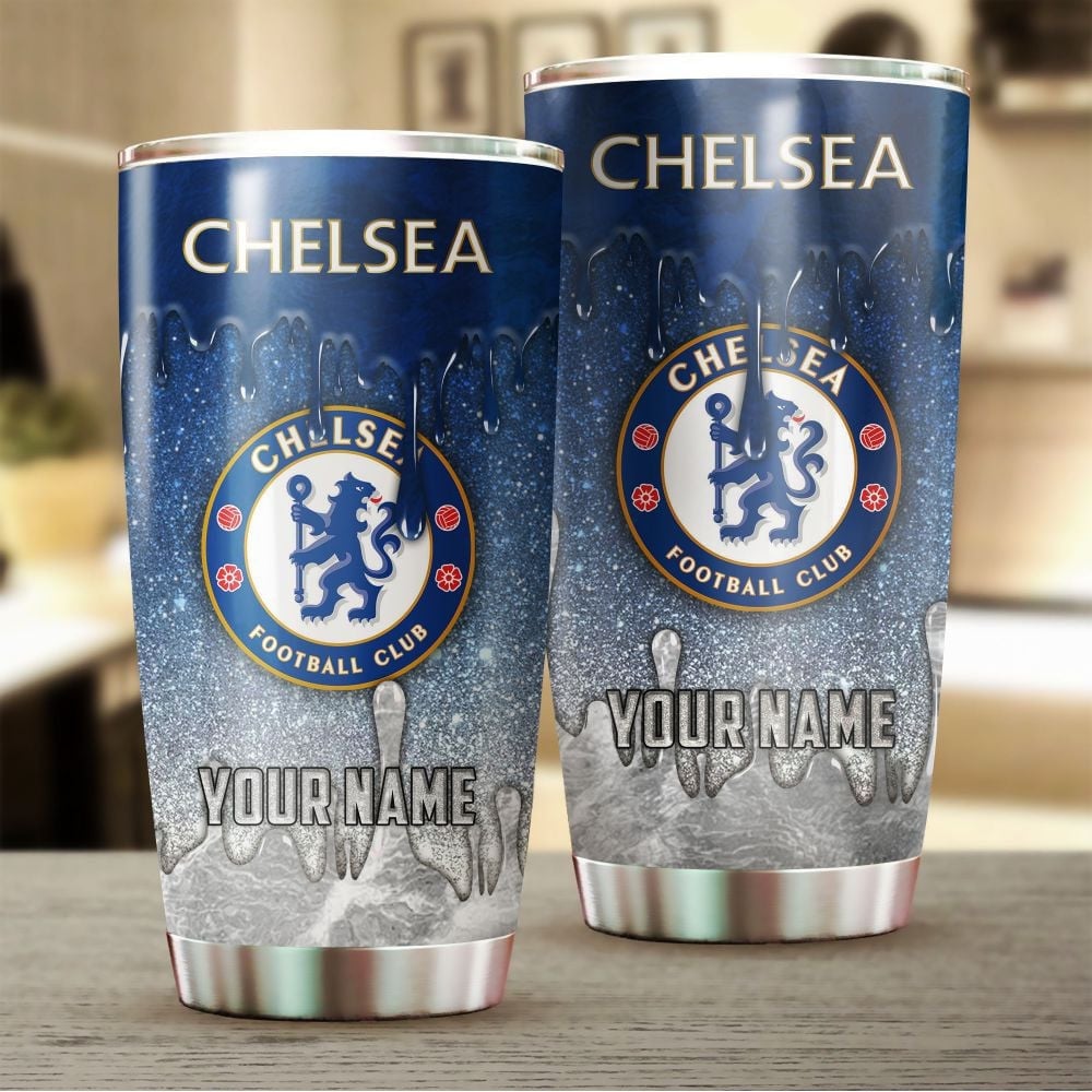 Personalized Chelsea CFC Stainless Tumbler 20oz 30oz Cup