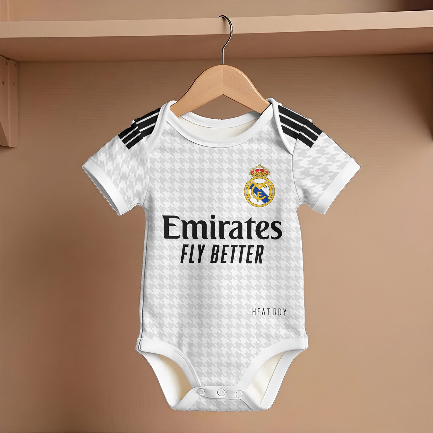 Customized Real Madrid Jersey , Baby Rib Bodysuit Sizes