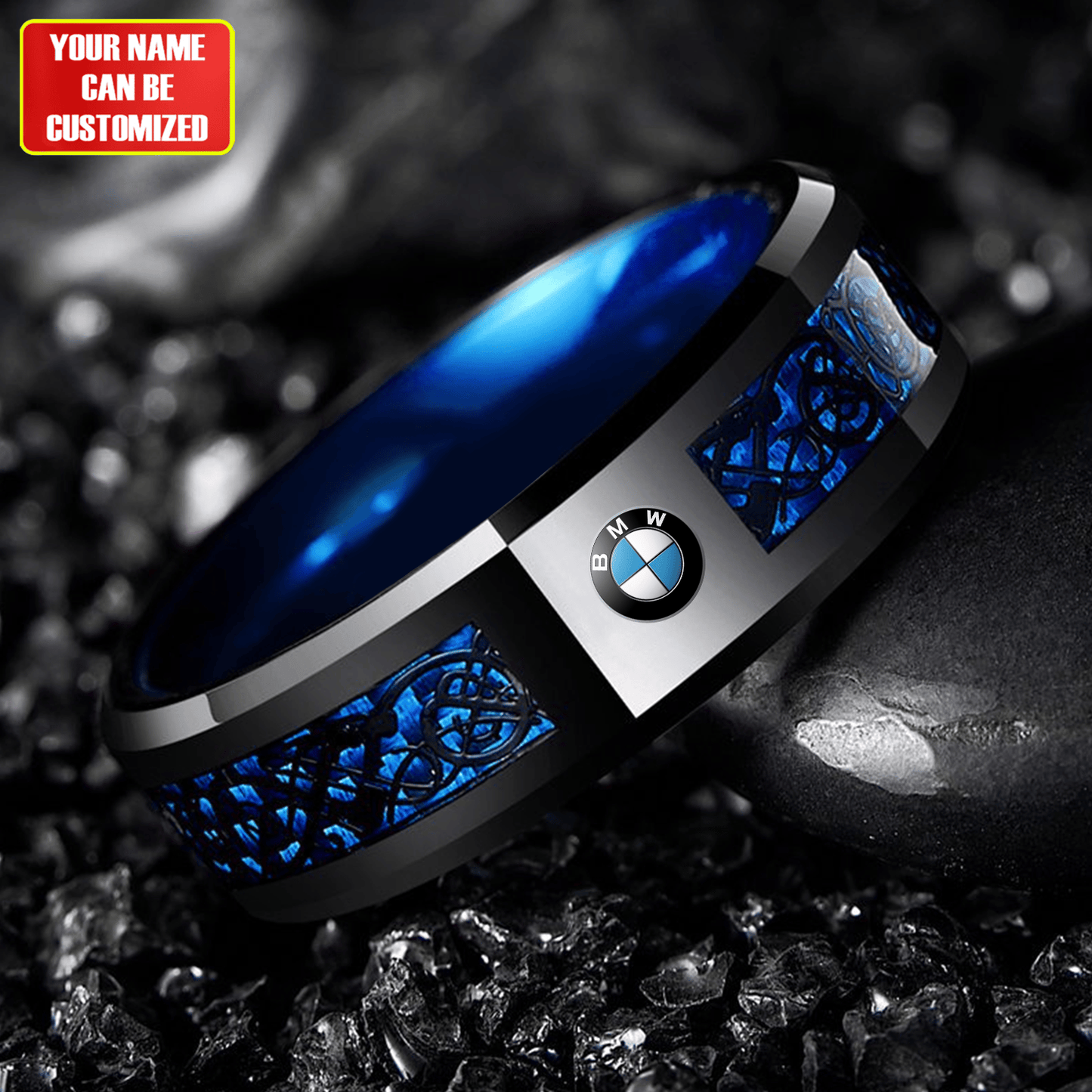 Personalized Bw elegant Custom Alloy Ring