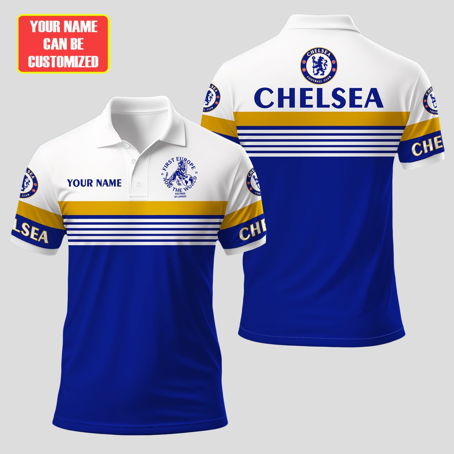 Personalized Chelsea World Champions 3D Full Printing Set , Chelsea Shirt , Hoodie , Short , Polo ,hawaii V5