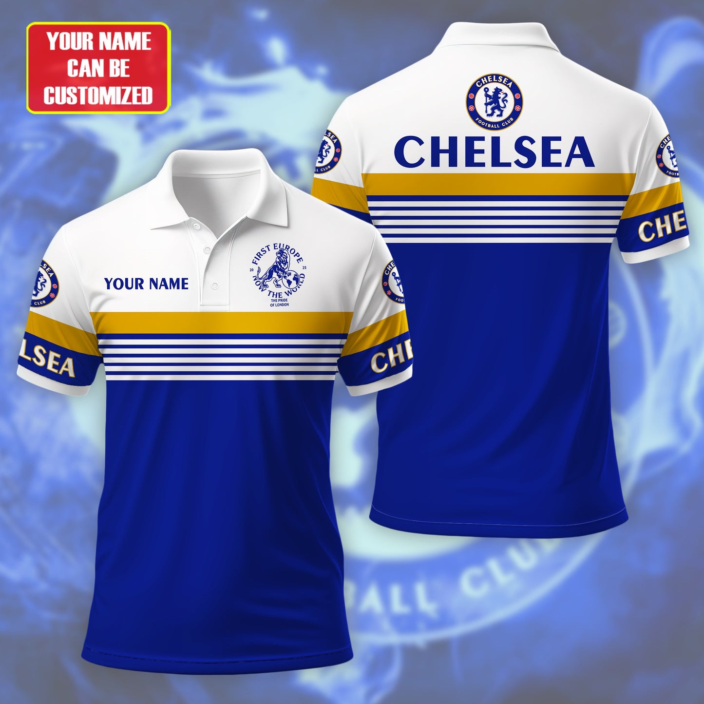 Personalized Chelsea World Champions 3D Full Printing Set , Chelsea Shirt , Hoodie , Short , Polo ,hawaii V5