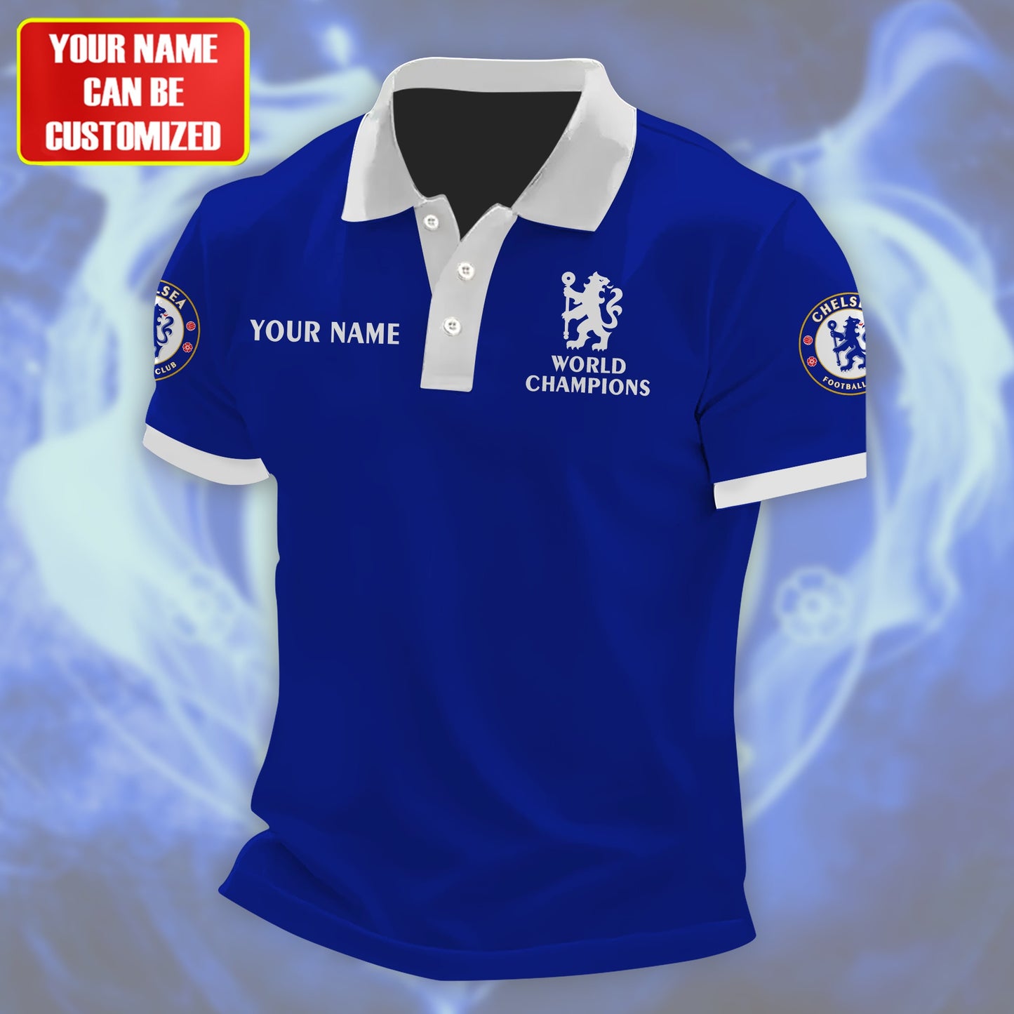 Personalized Chelsea World Champions 3D Full Printing Set , Chelsea Shirt , Hoodie , Short , Polo ,hawaii V6