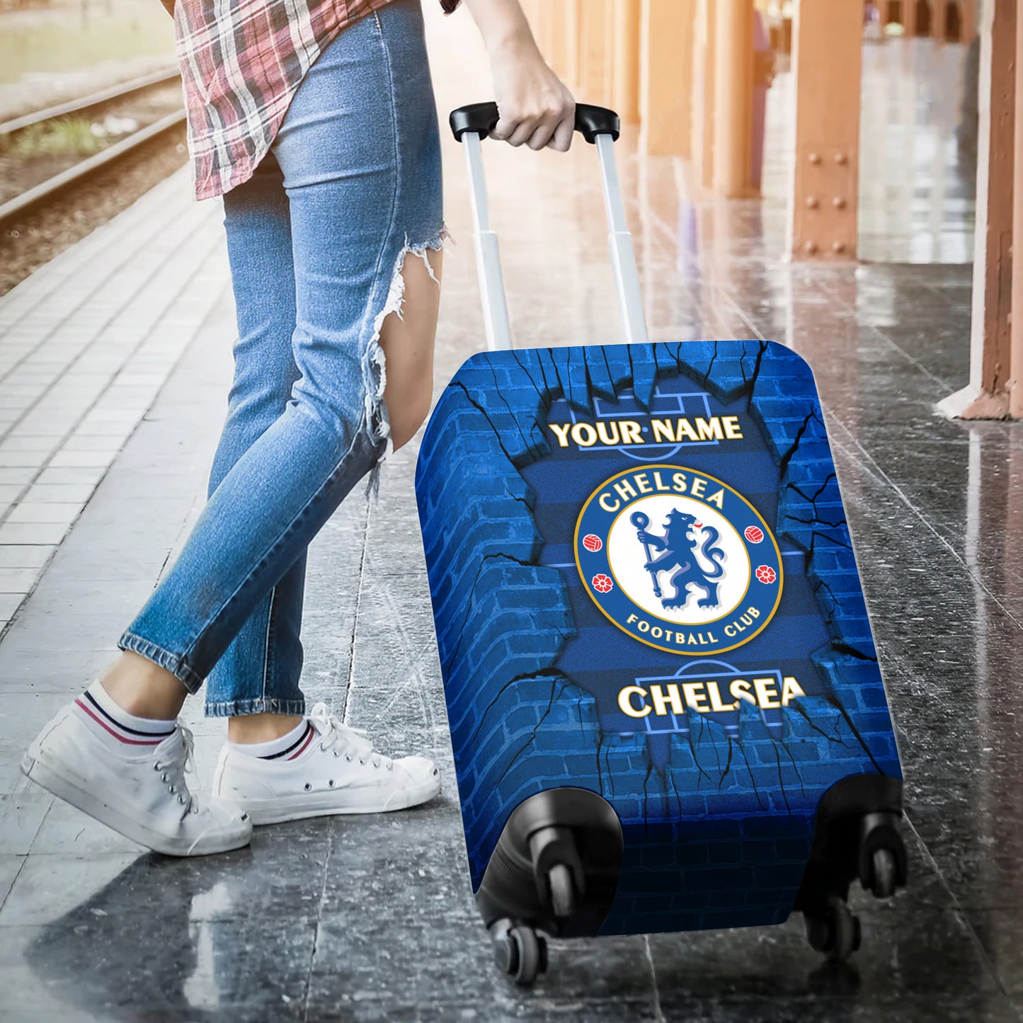 Personalized Chelsea Luggage Cover V2