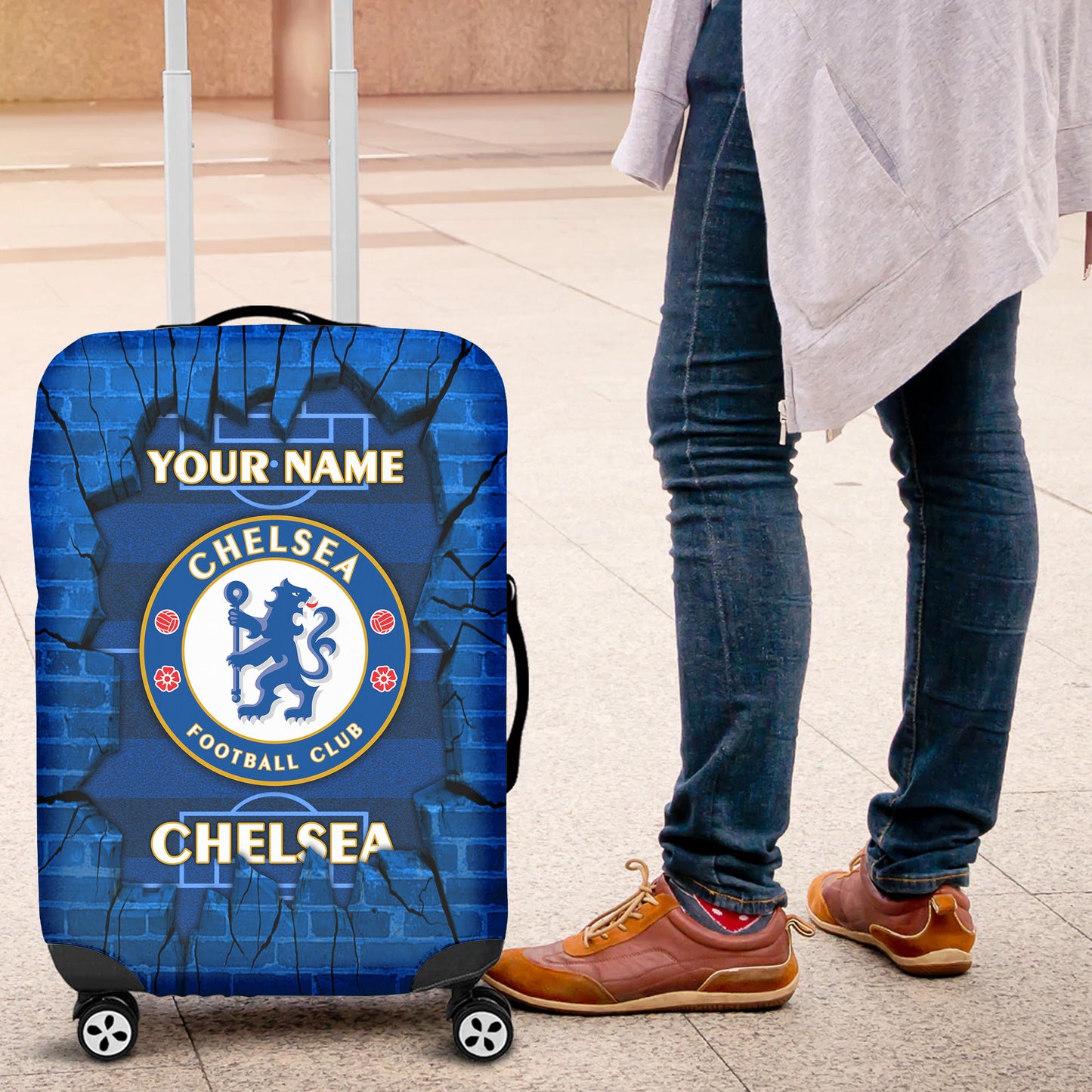 Personalized Chelsea Luggage Cover V2