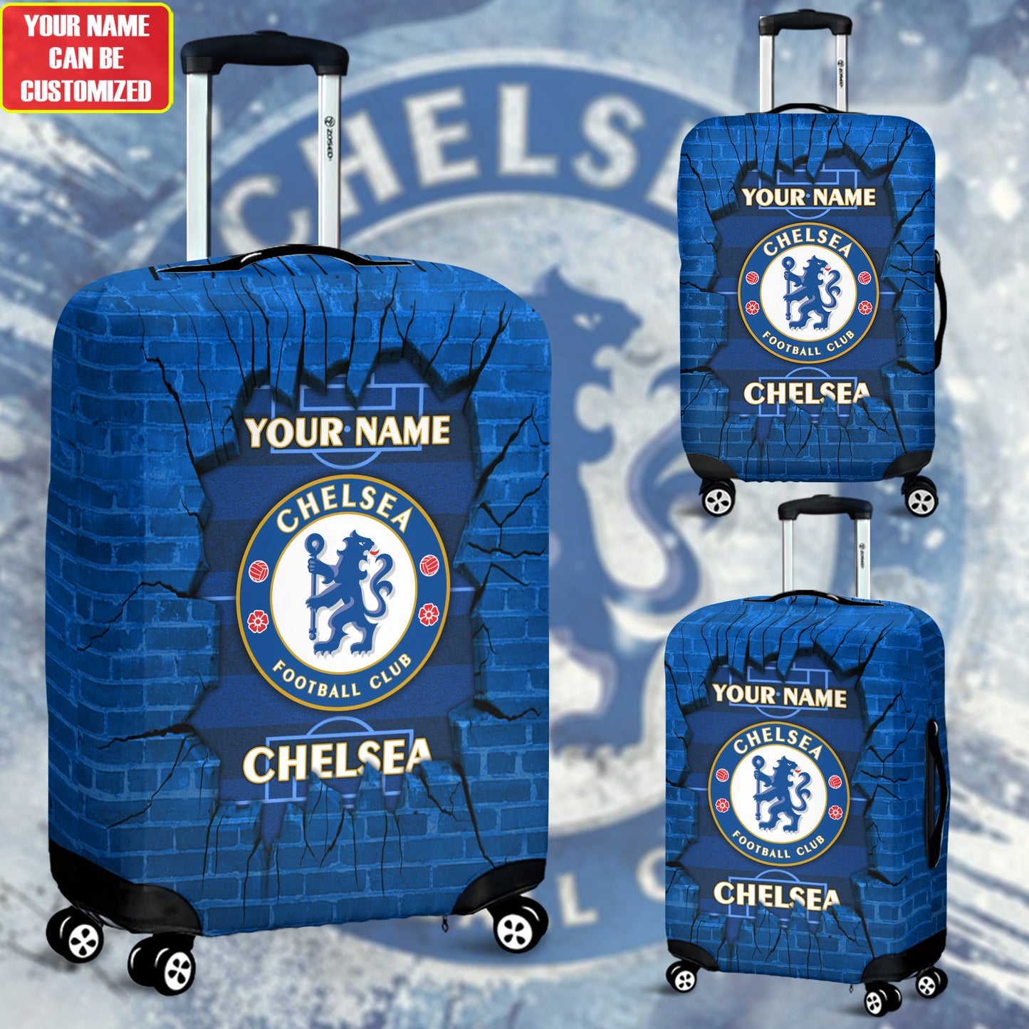 Personalized Chelsea Luggage Cover V2
