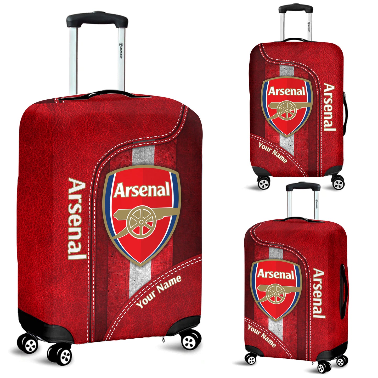 Personalized Arsenal Luggage Cover