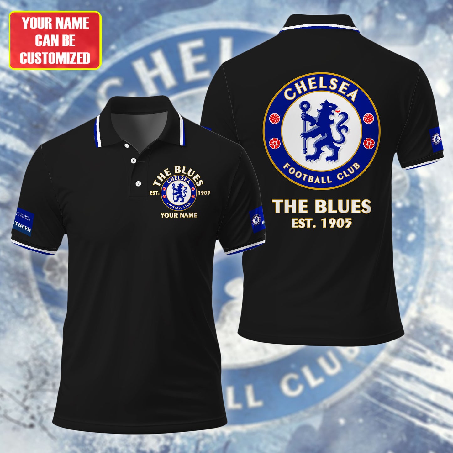 Personalized Chelsea 3D Full Printing Set , Chelsea Shirt , Zipper Polo, Hoodie , Short , Polo , hawaii