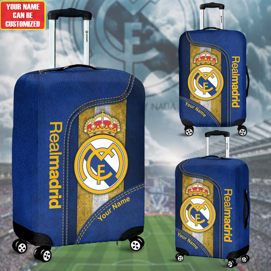 Personalized Real Madrid Luggage Cover
