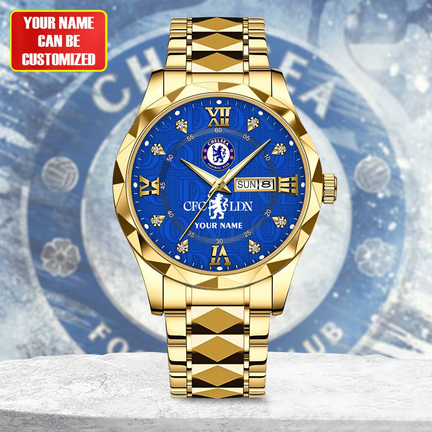 Personalized Chelsea Sport Alloy Charley Watch
