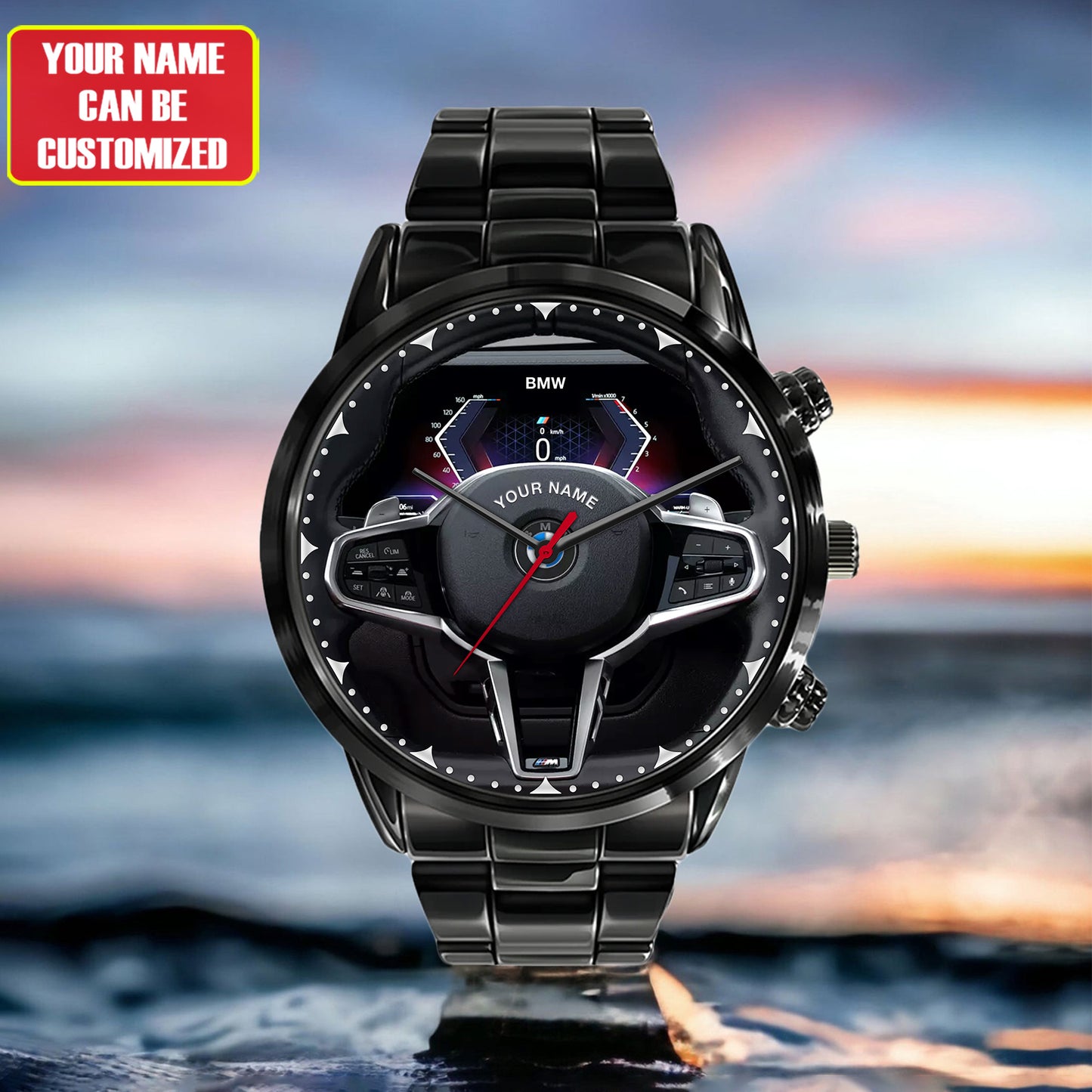 Personalized BW Cockpit Luxury Stainless Steel Watch V3