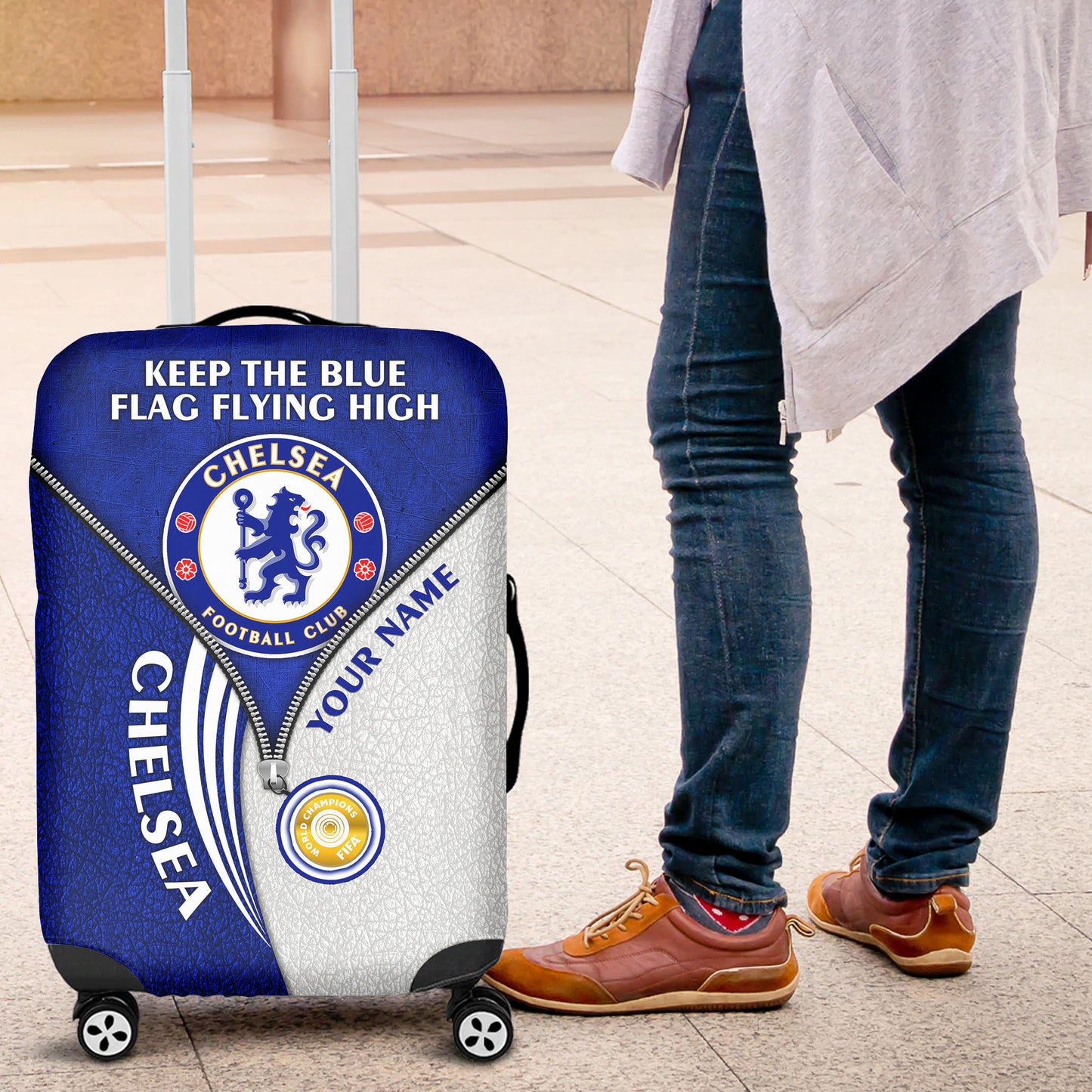 Personalized Chelsea Luggage Cover V3