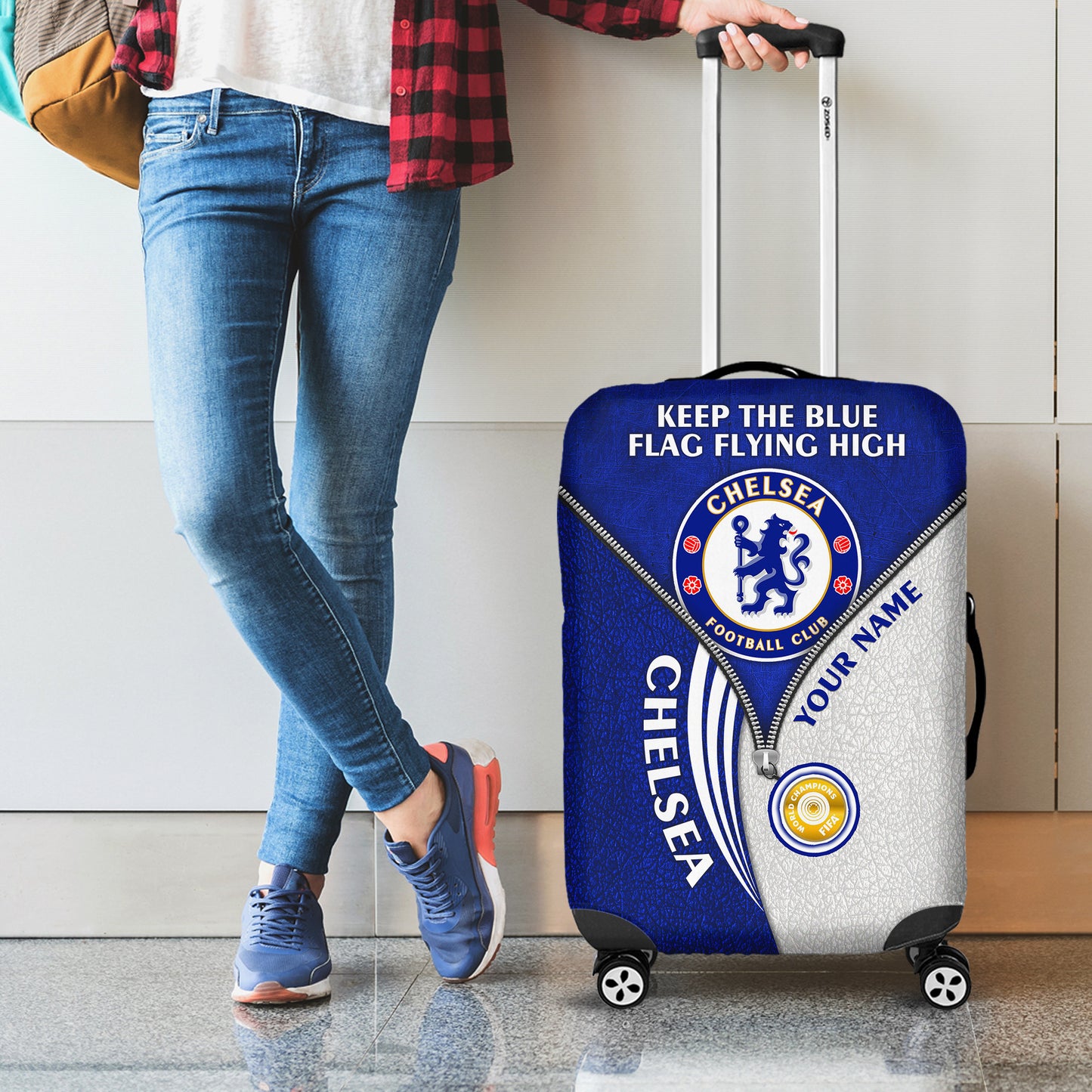 Personalized Chelsea Luggage Cover V3