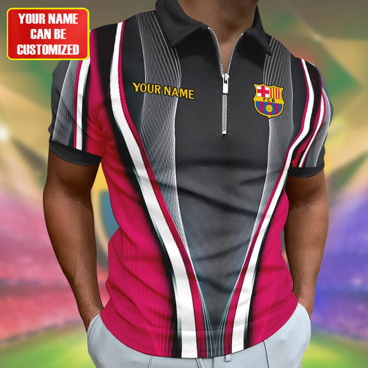 Personalized Barcelona FC 3D Full Printing Set , Barcelona FC Shirt , Barcelona Set , Zipper Polo, Hoodie , Short , Polo , hawaii V22