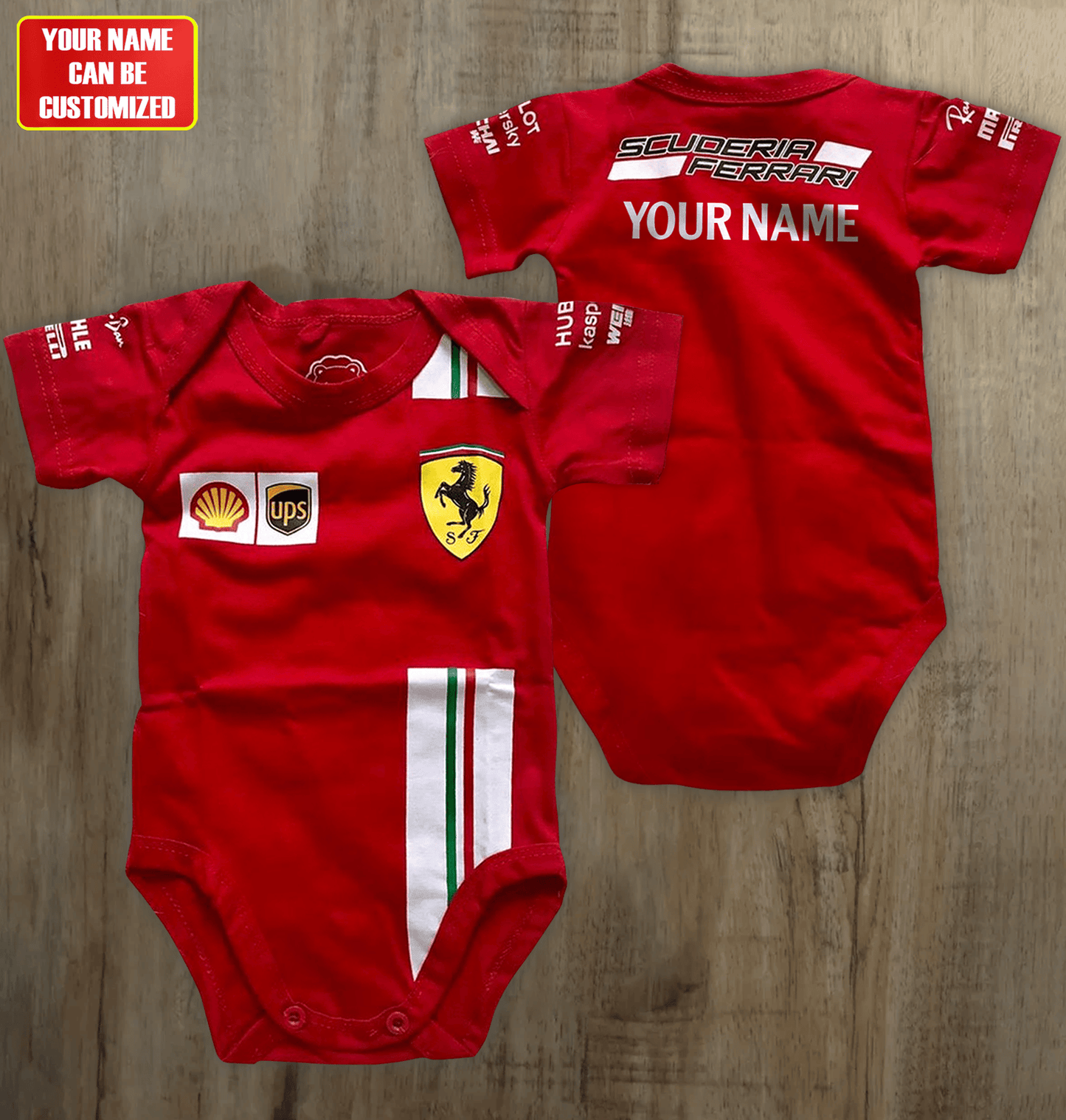 Customized S.F Jersey , Baby Rib Bodysuit Sizes