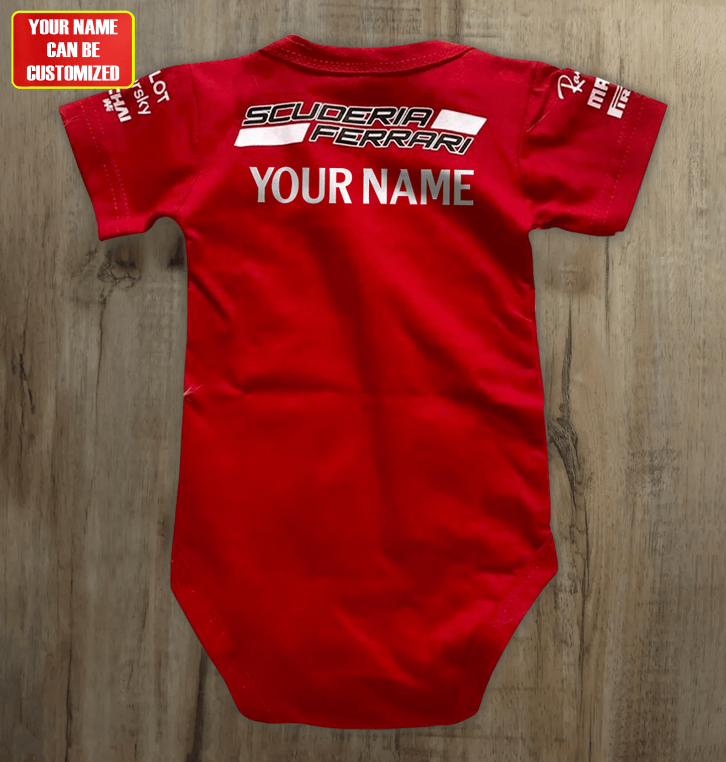 Customized S.F Jersey , Baby Rib Bodysuit Sizes