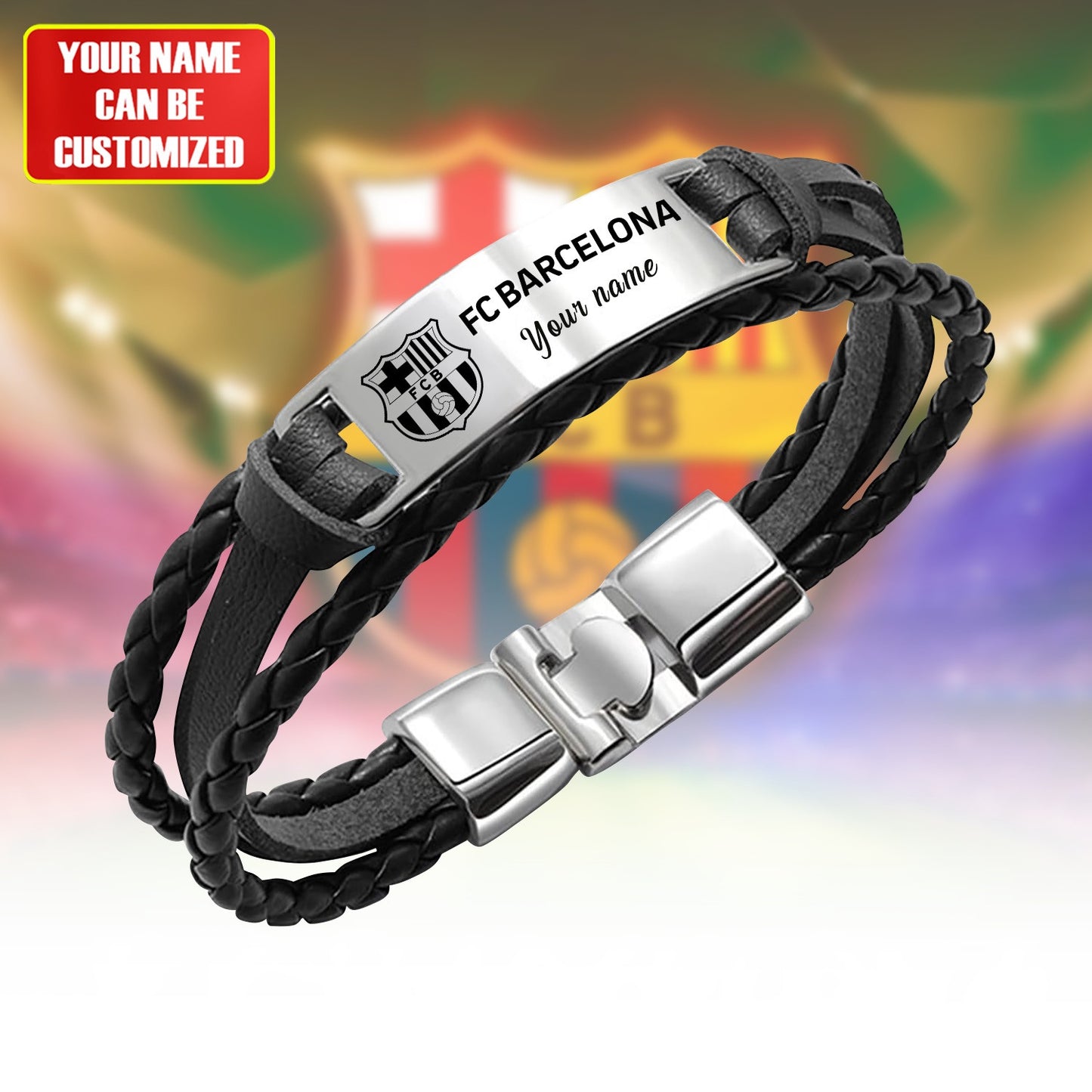 FC Barcelona Personalized Handmade Bracelet Gift For Fans