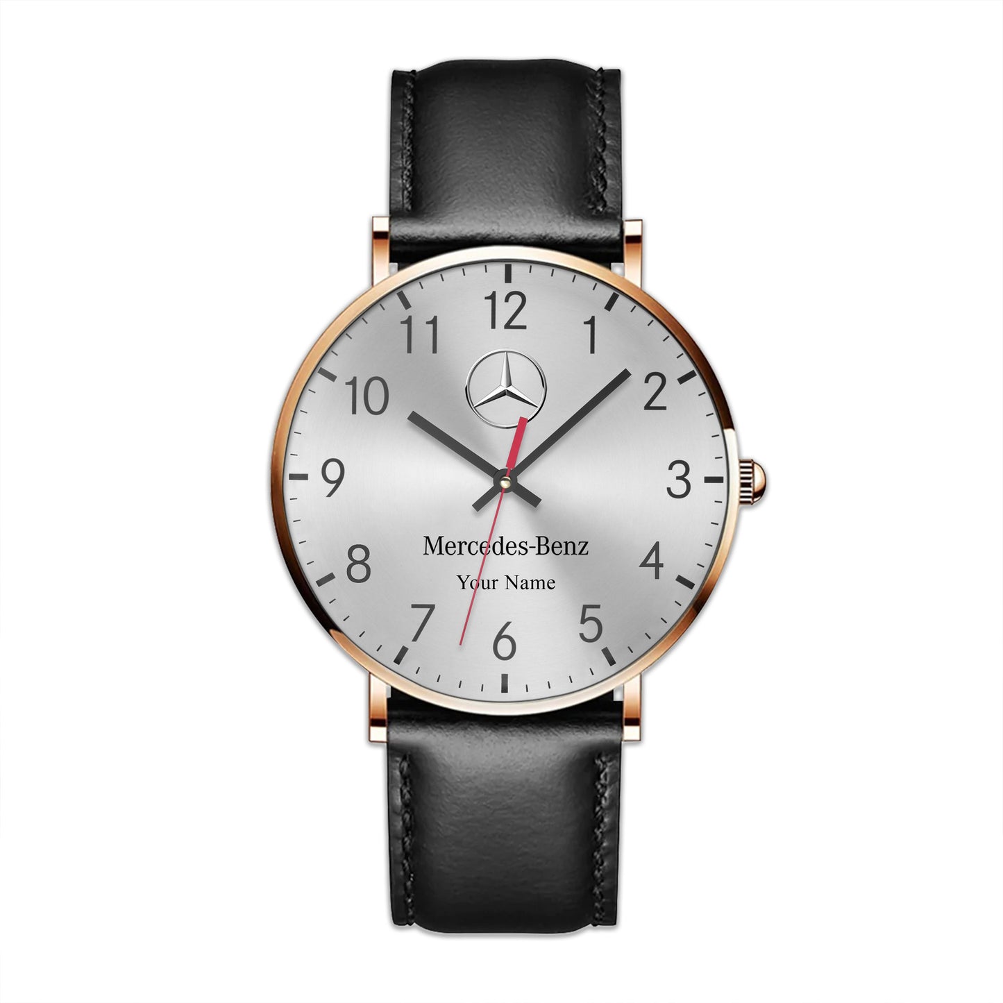 Personalized Merc Quartz Leather Watch Q090803