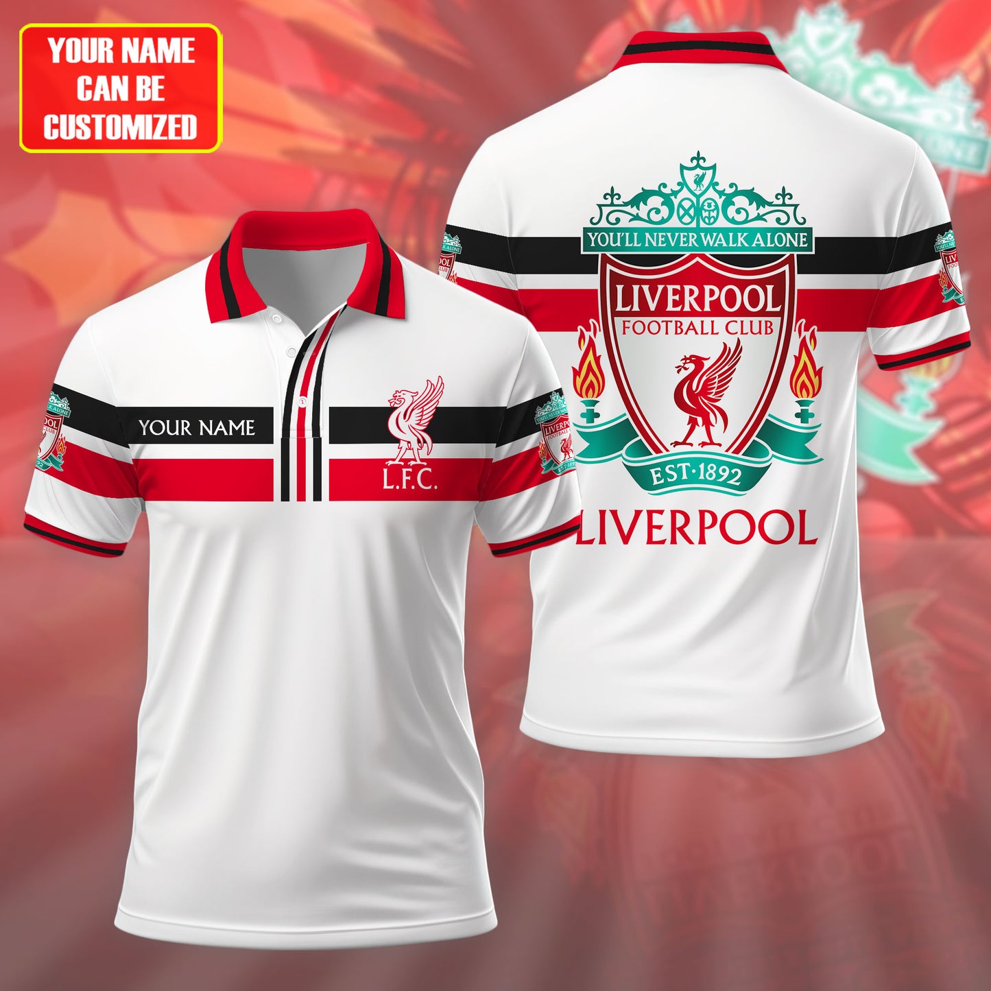 Personalized Liverpool Q19 3D Full Printing Set ,Liverpool Q19 Shirt , Hoodie , Short , Polo ,hawaii