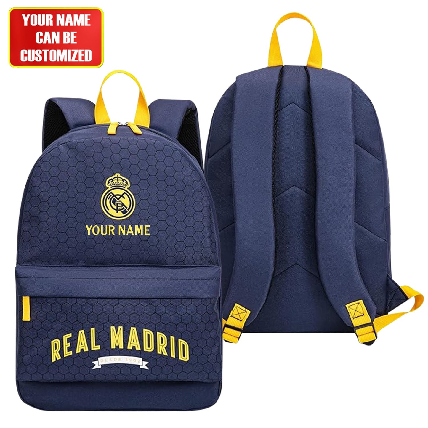 Personalized Real Madrid Backpack