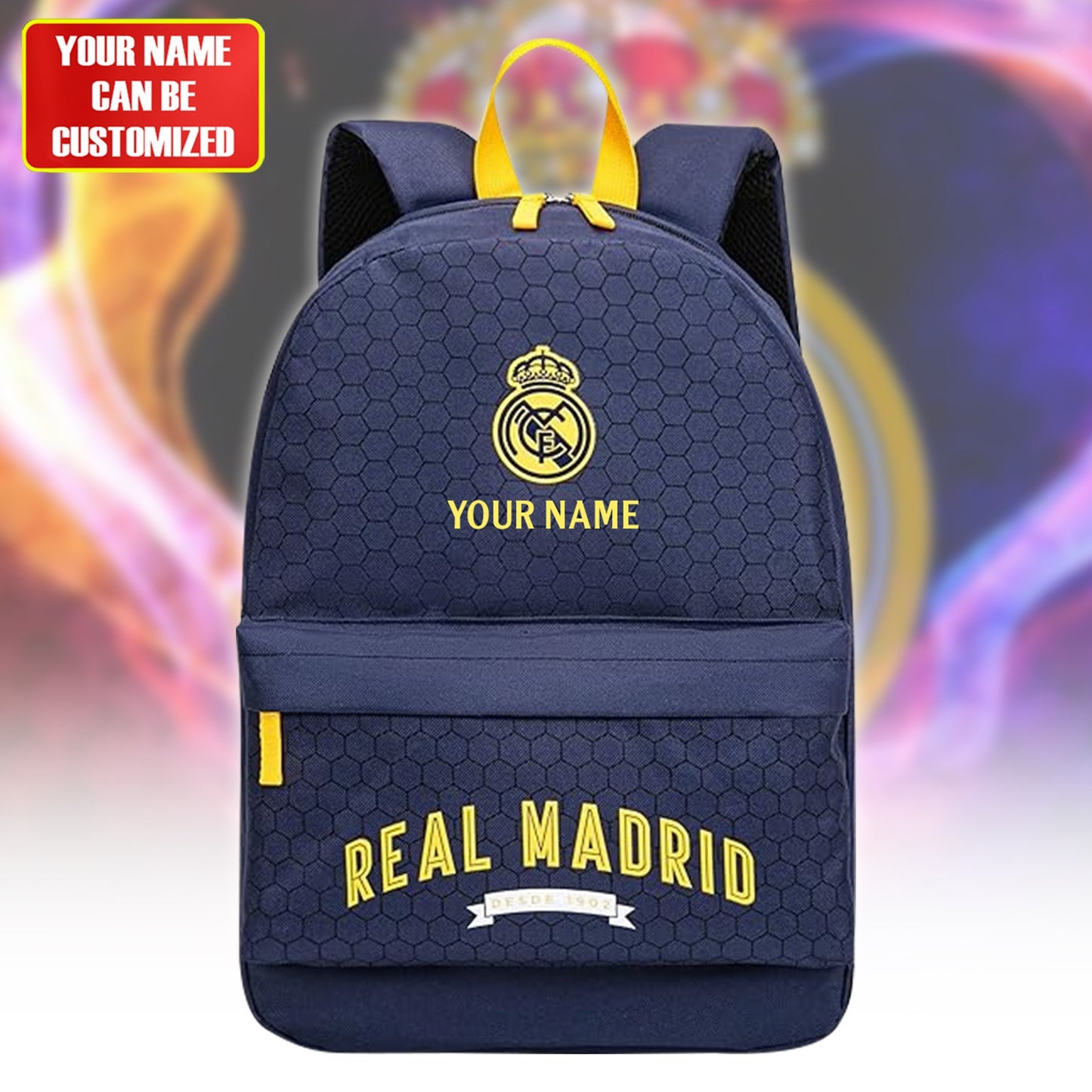 Personalized Real Madrid Backpack
