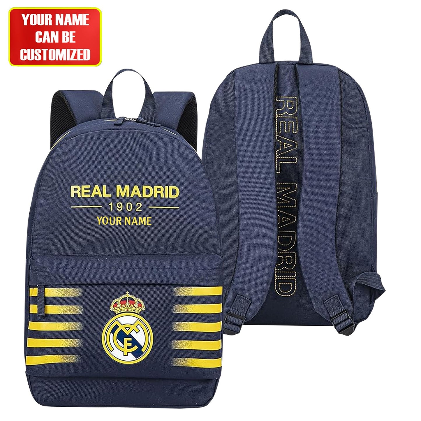 Personalized Real Madrid Backpack V2