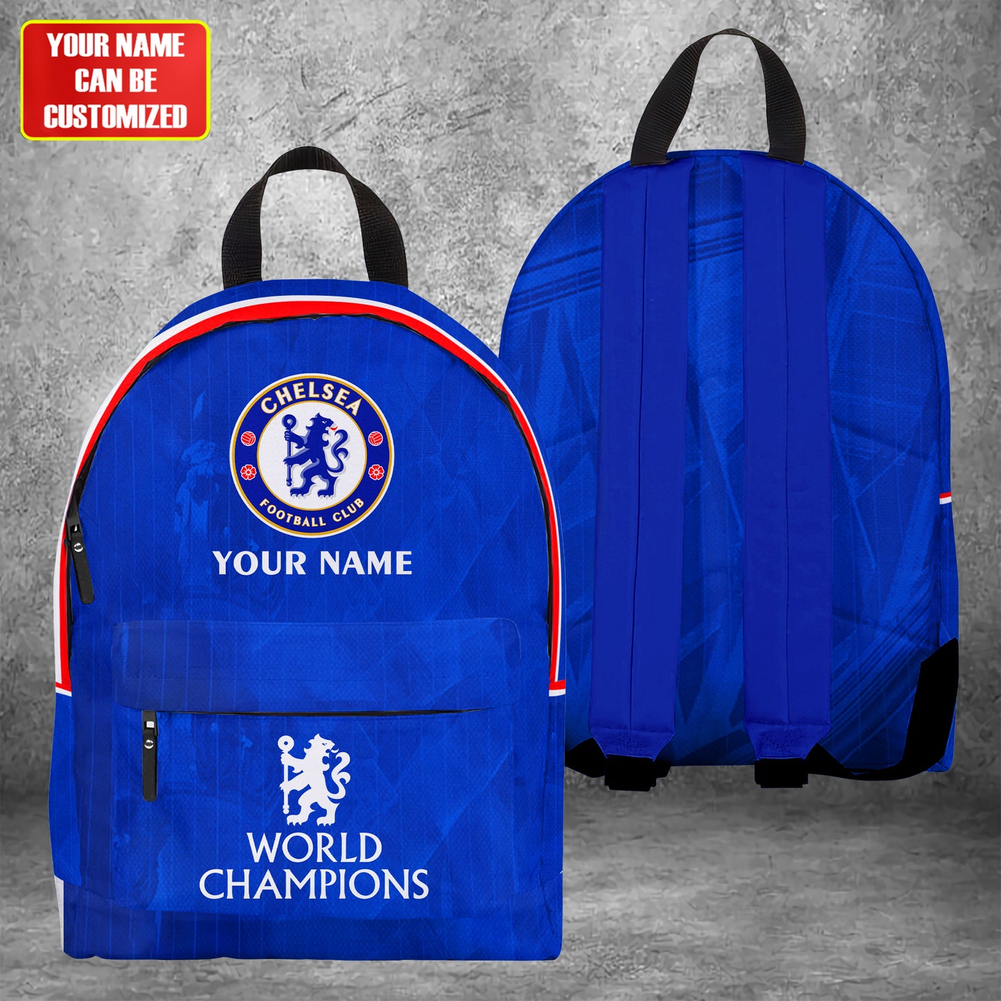 Personalized Chelsea World Champions Backpack