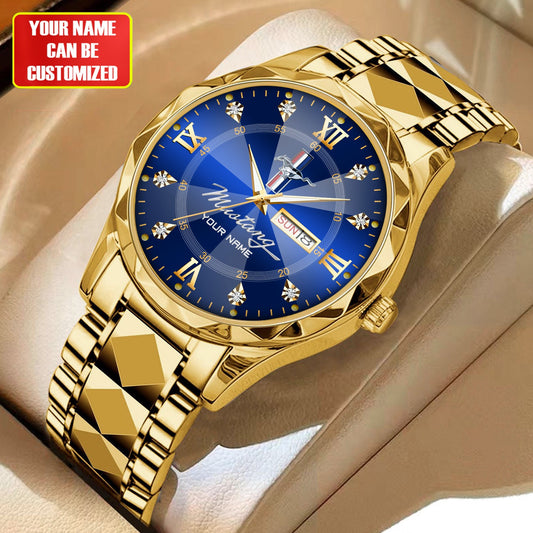 Personalized F Mustang Elegant Luxury Alloy Charley Watch