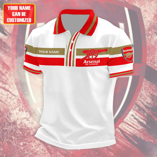 Personalized Arsenal 3D Full Printing Set , Arsenal Shirt , Zipper Polo, Hoodie , Short , Polo ,hawaii V4