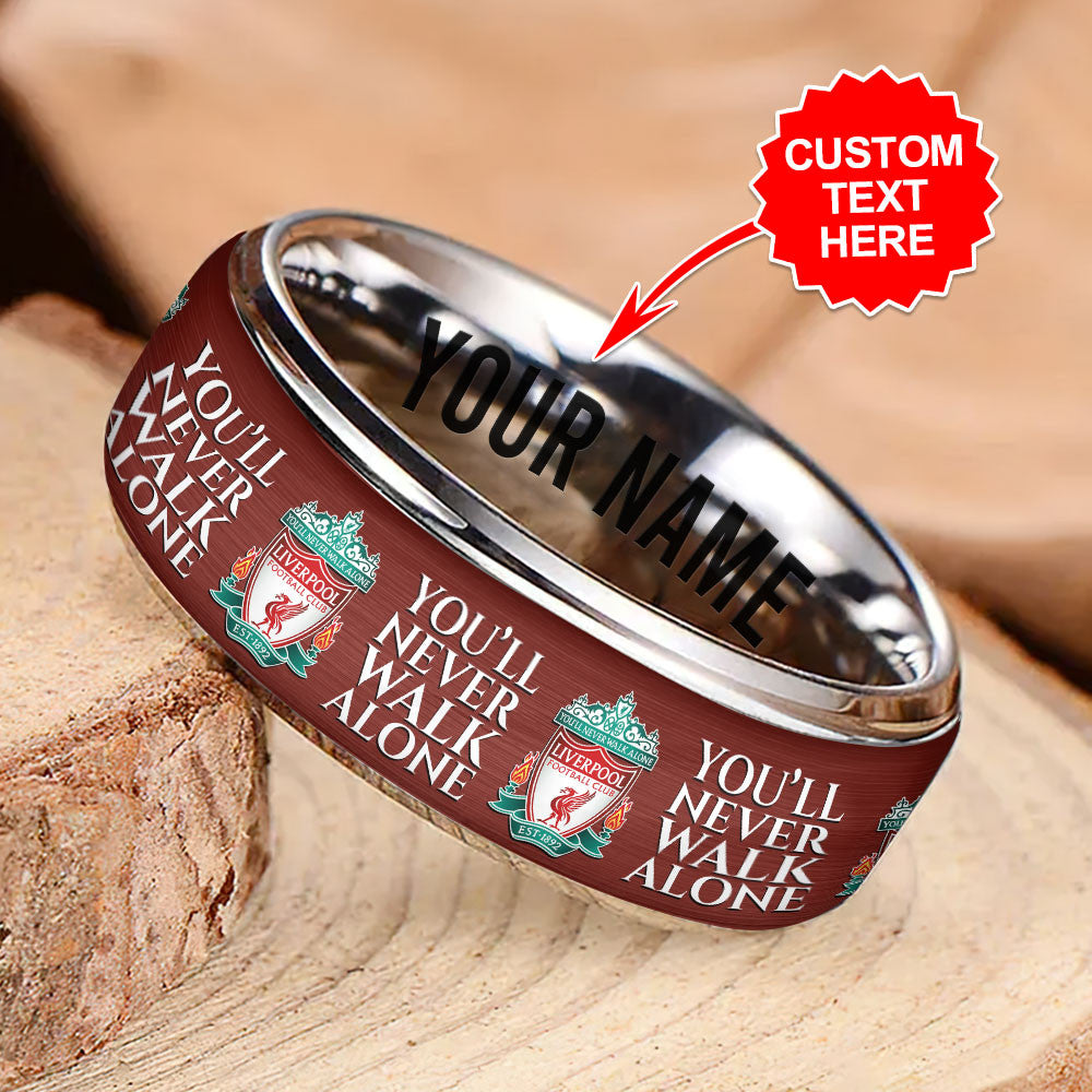 Personalized Liverpool Custom Alloy Ring