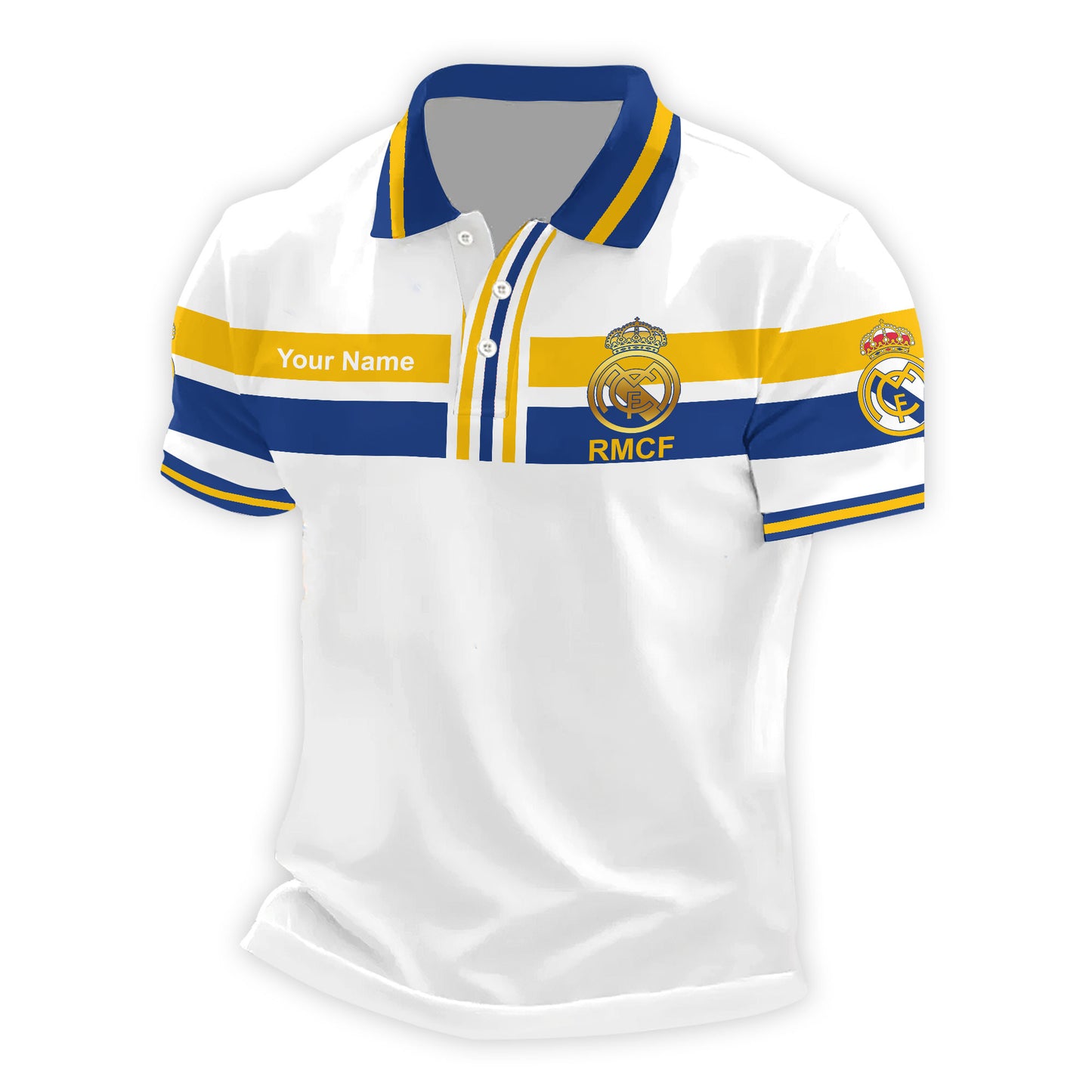 Personalized Real Madrid Q8 3D Full Printing Set , Real Madrid Q8 Shirt , Real Madrid Set , Zipper Polo, Hoodie , Short , Polo , hawaii