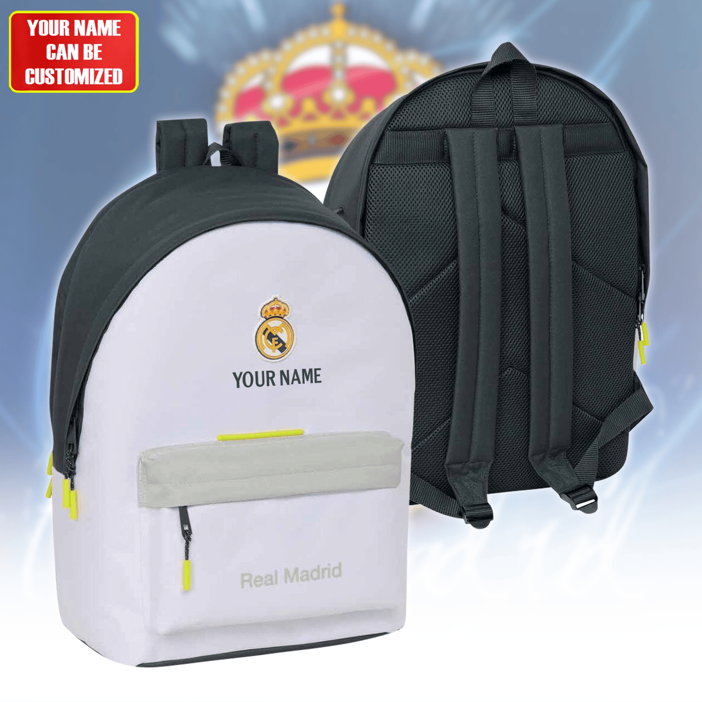 Personalized Real Madrid Backpack V3