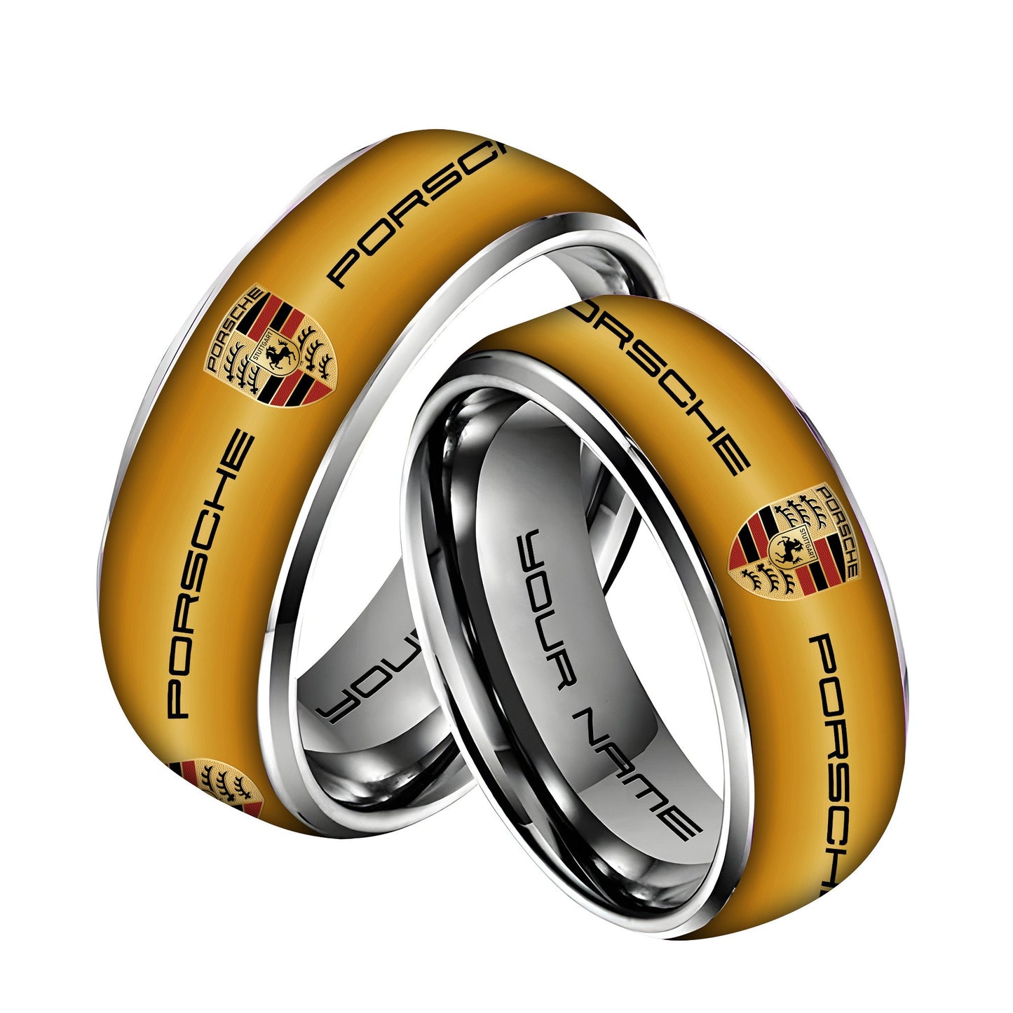 Personalized Porsche Custom Alloy Ring