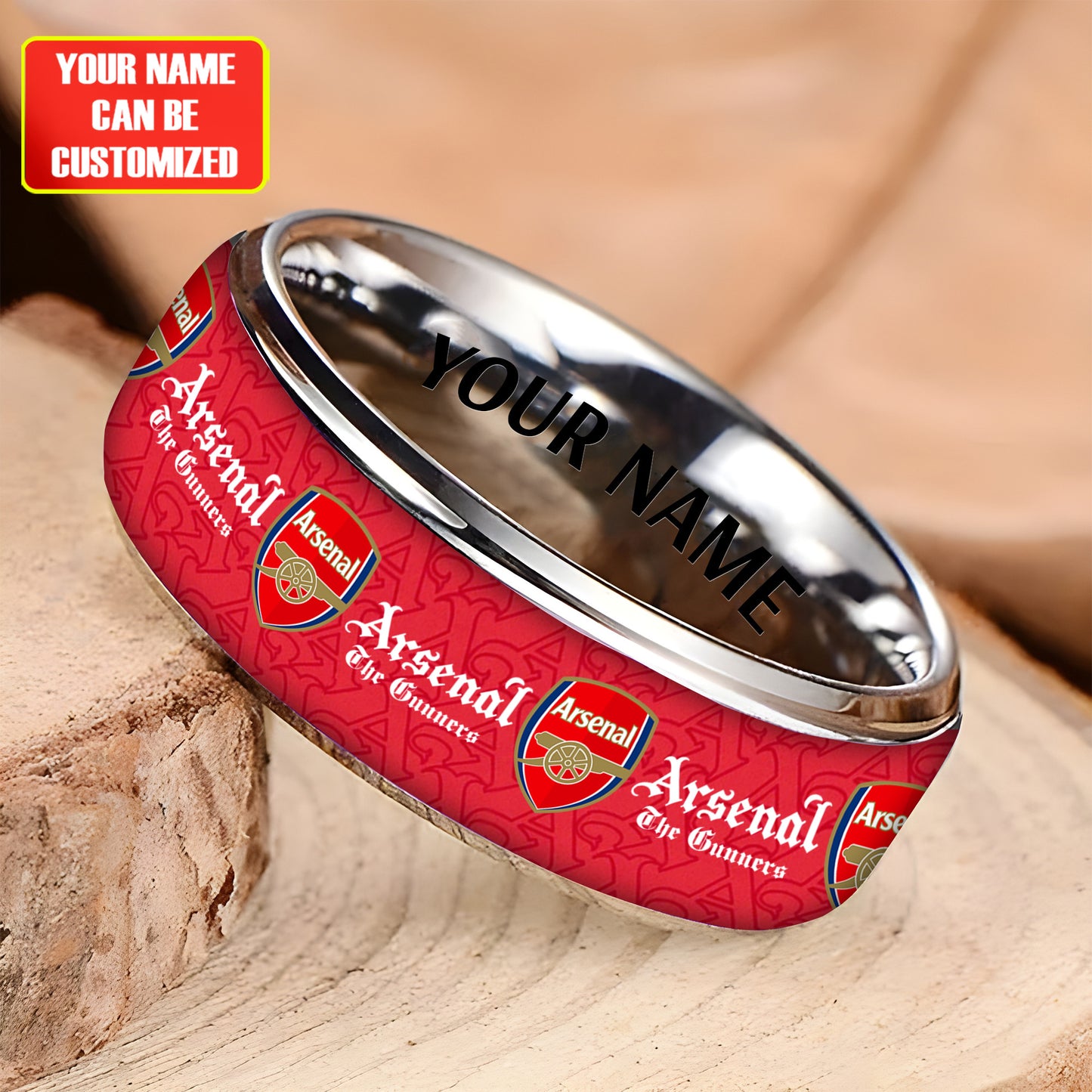 Personalized Arsenal Custom Alloy Ring