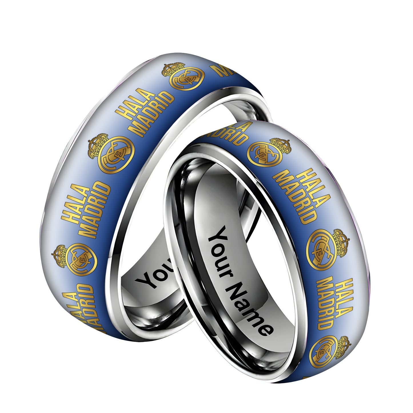 Personalized Real Madrid Custom Alloy Ring