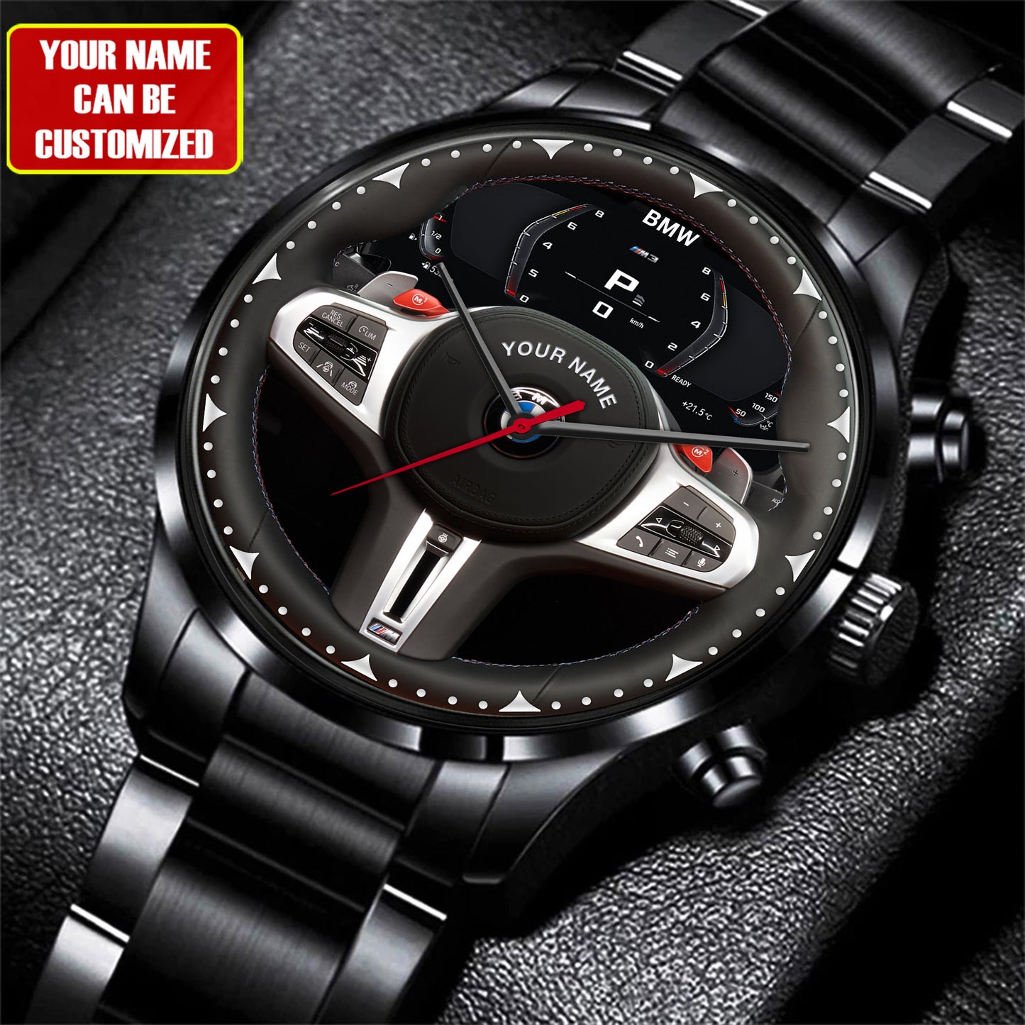 Personalized BW Cockpit Luxury Stainless Steel Watch V4