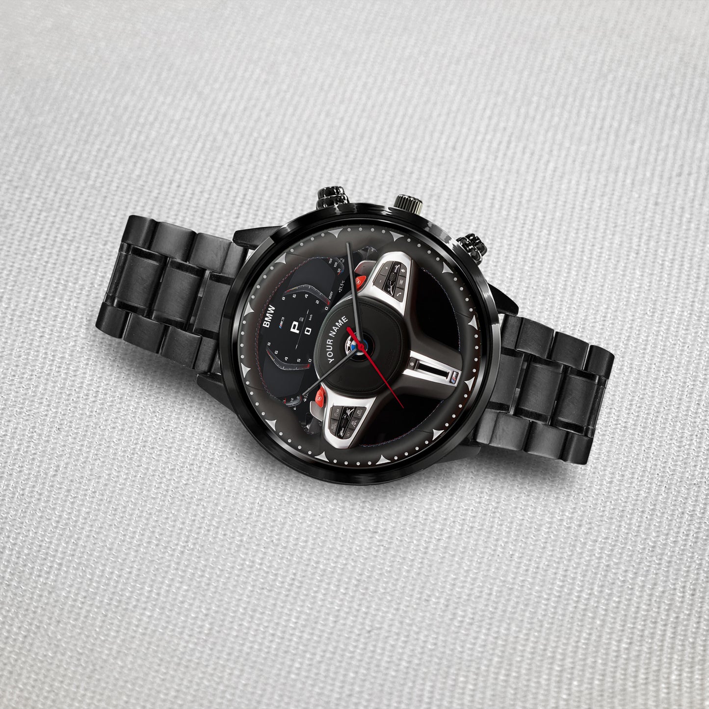 Personalized BW Cockpit Luxury Stainless Steel Watch V4