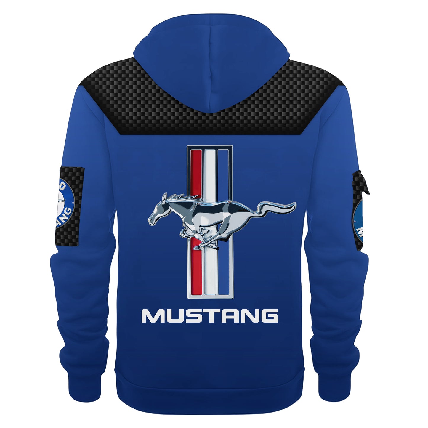 Personalized F Mustang Multicolored 3D Zip-Hoodie Cotton Jacket