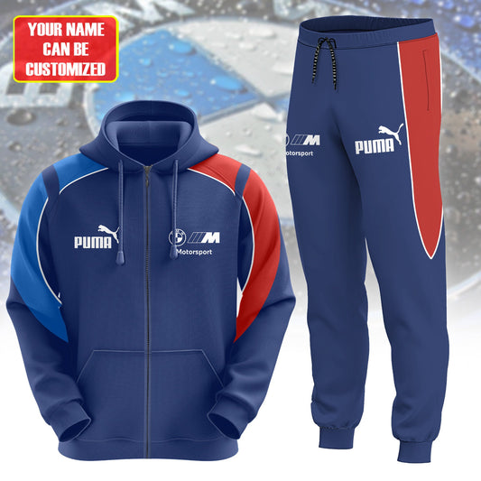 Personalized Merc BW X PM All over Printed Hoodie and Sweatpants set
