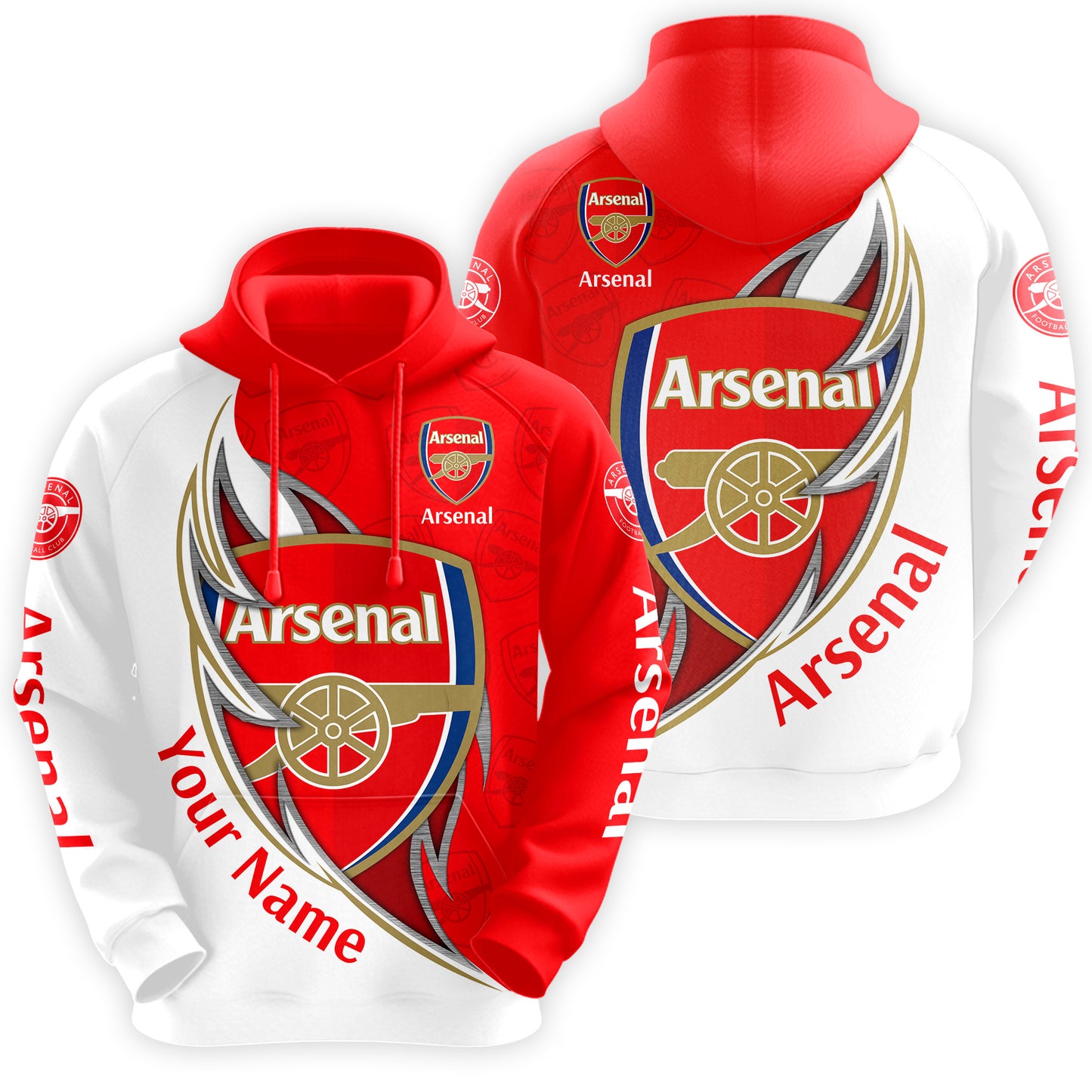 Personalized Arsenal Q7 3D All over Printed Hoodie and Sweatpants set