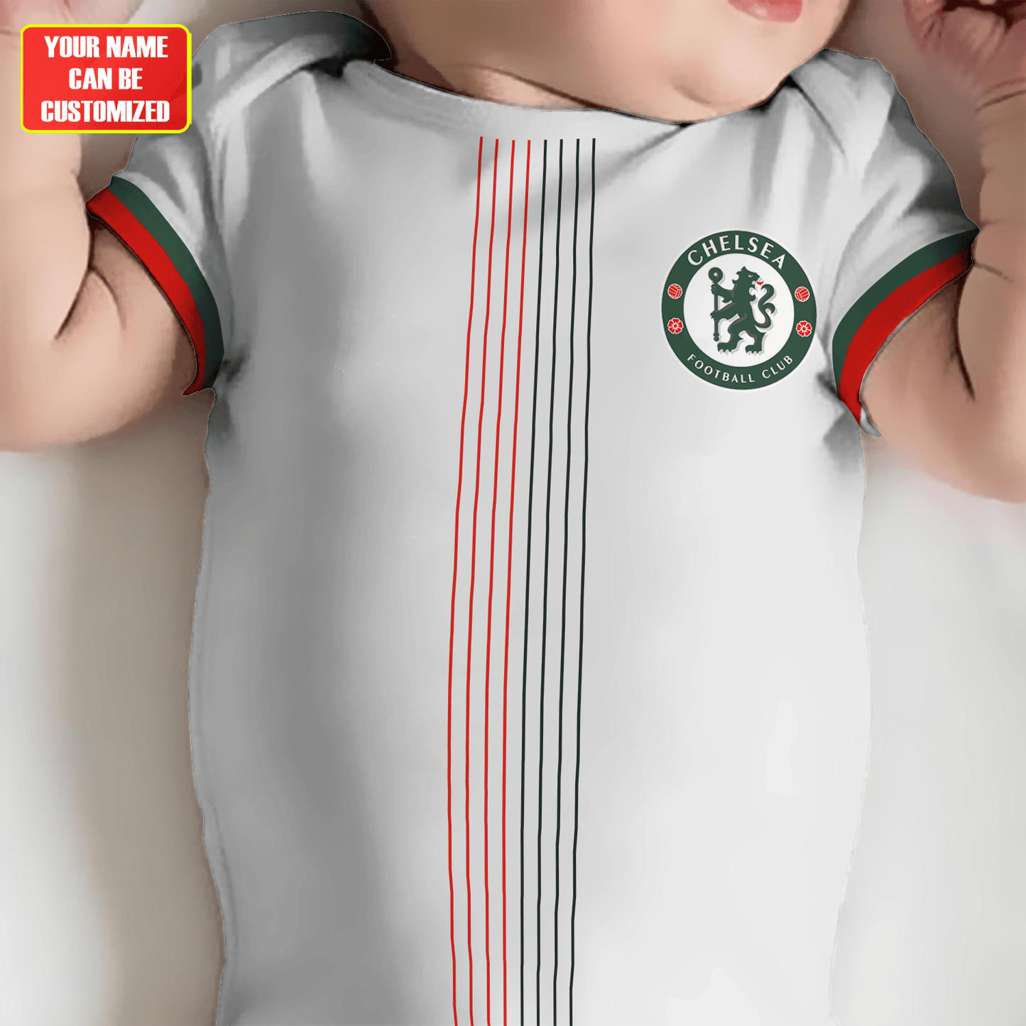 Customized Chelsea Away Soccer Jersey , Baby Rib Bodysuit Sizes