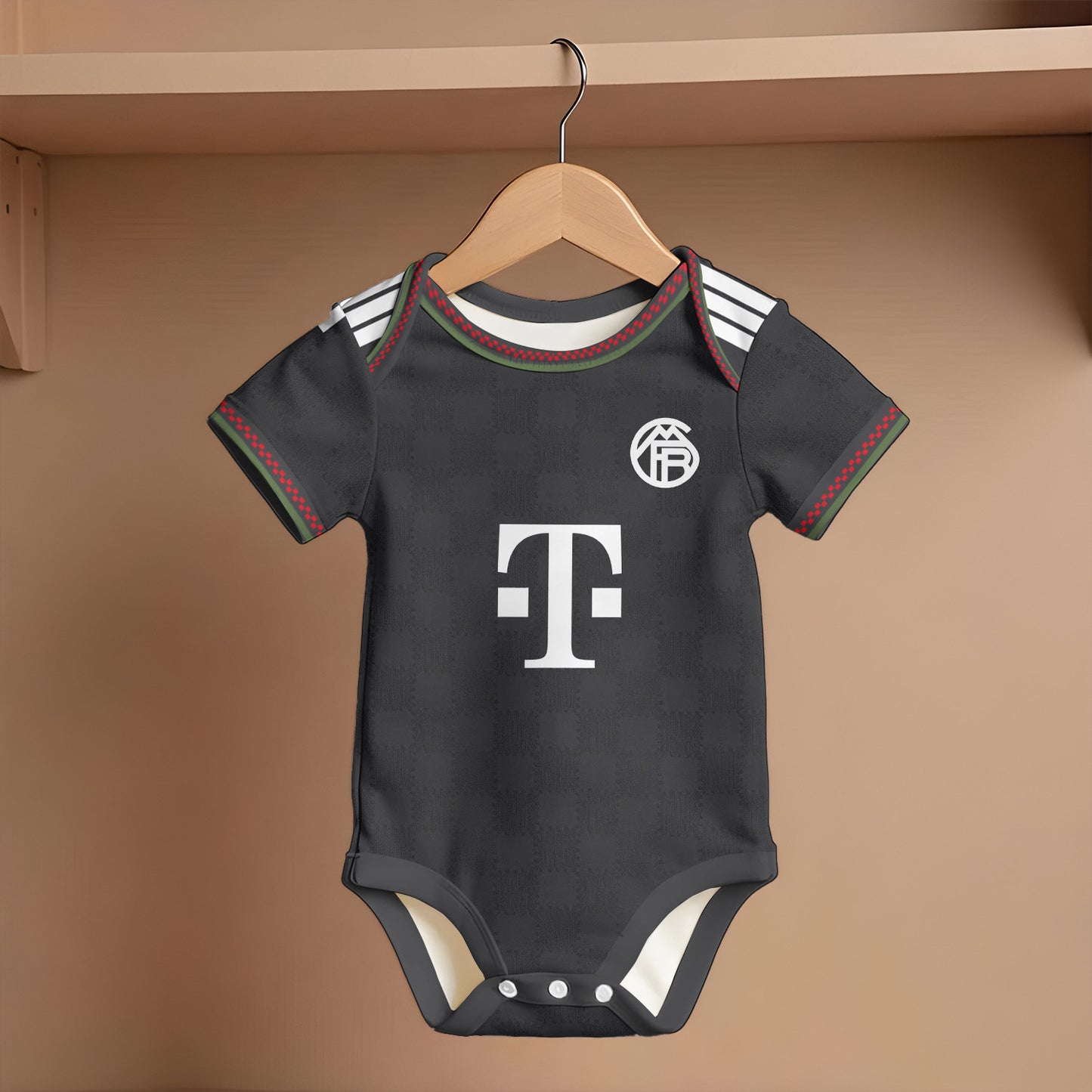Customized Bayern Munich Third Soccer Jersey , Baby Rib Bodysuit Sizes