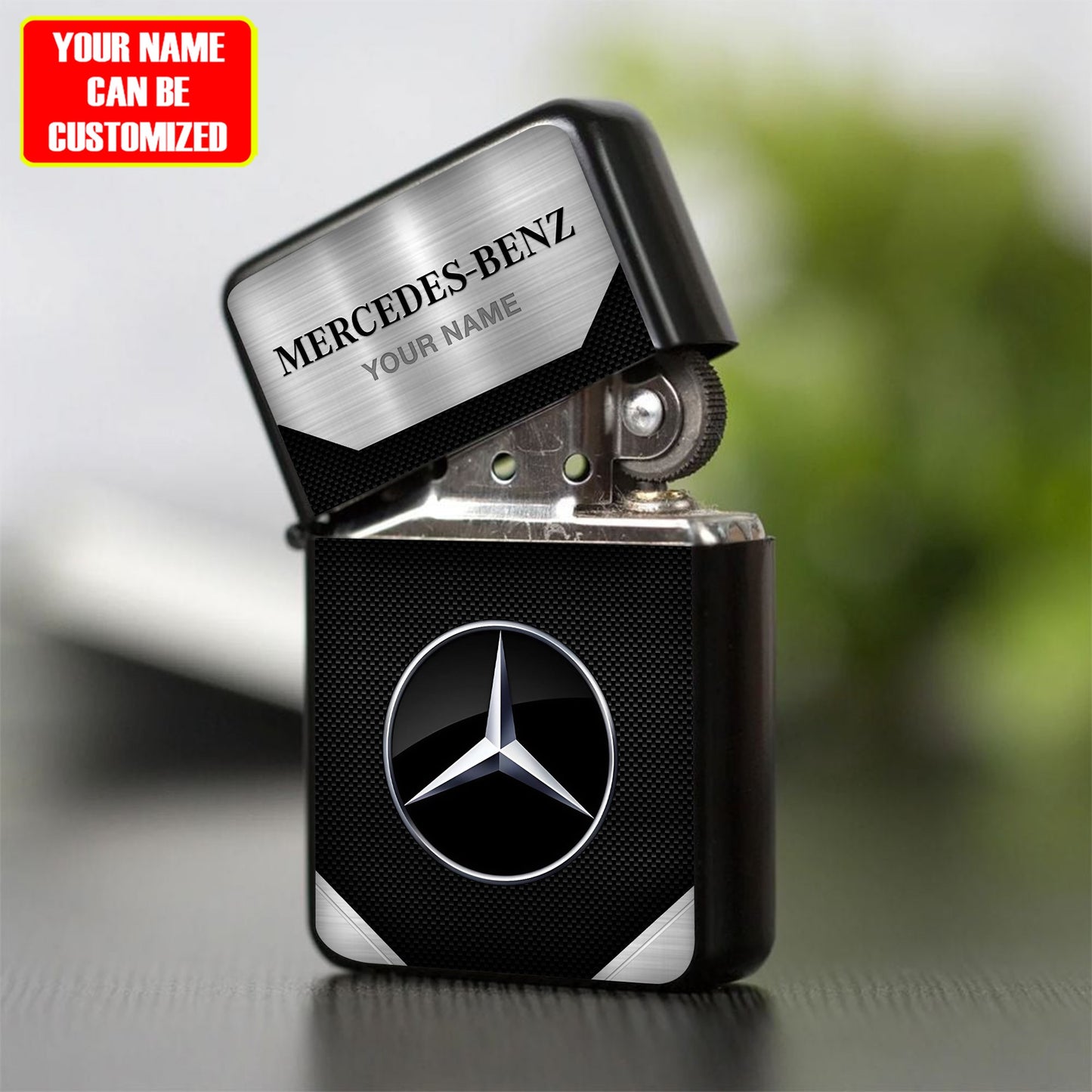 Personalized Merc Luxury Zippo Lighter
