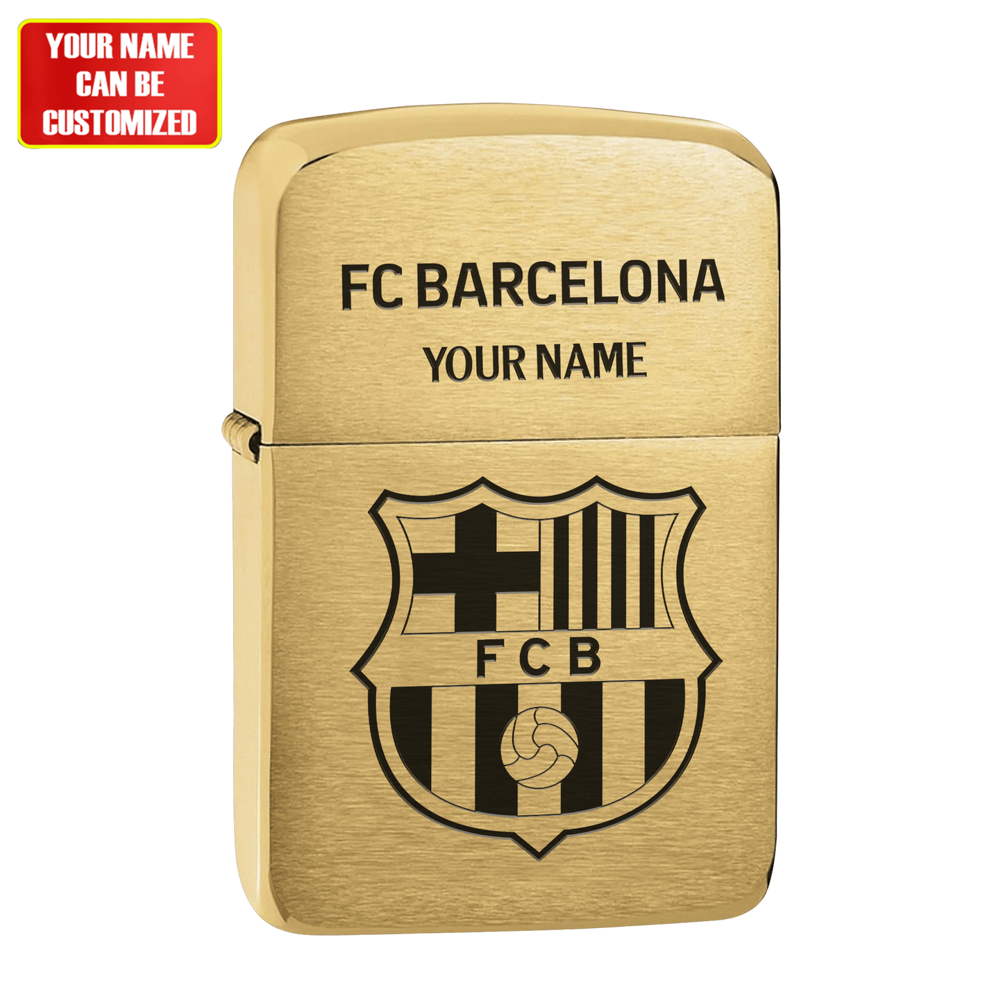 Personalized Barca Laser Zippo Lighter