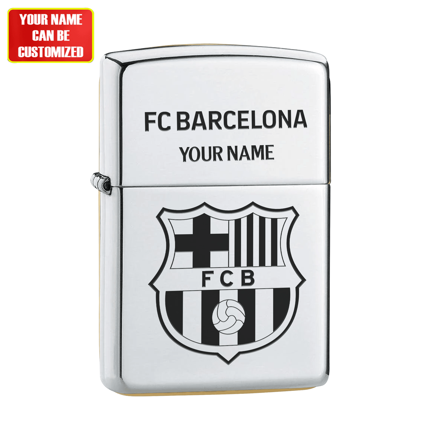 Personalized Barca Laser Zippo Lighter