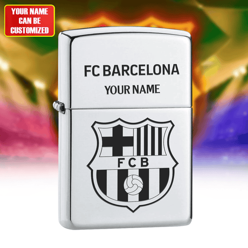 Personalized Barca Laser Zippo Lighter